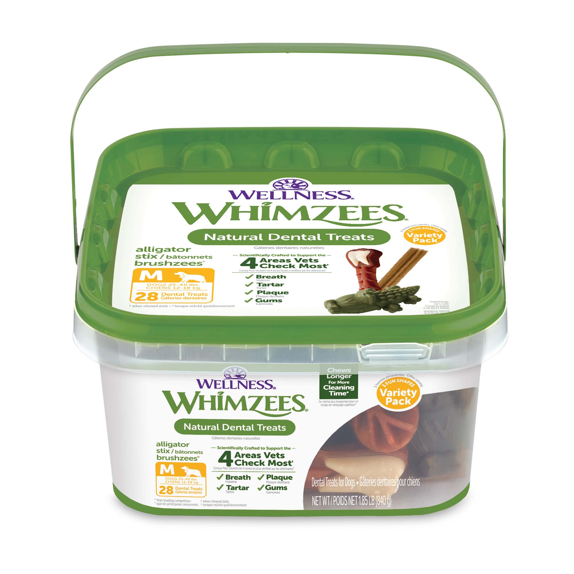 Whimzees natural 2025 daily dental treats