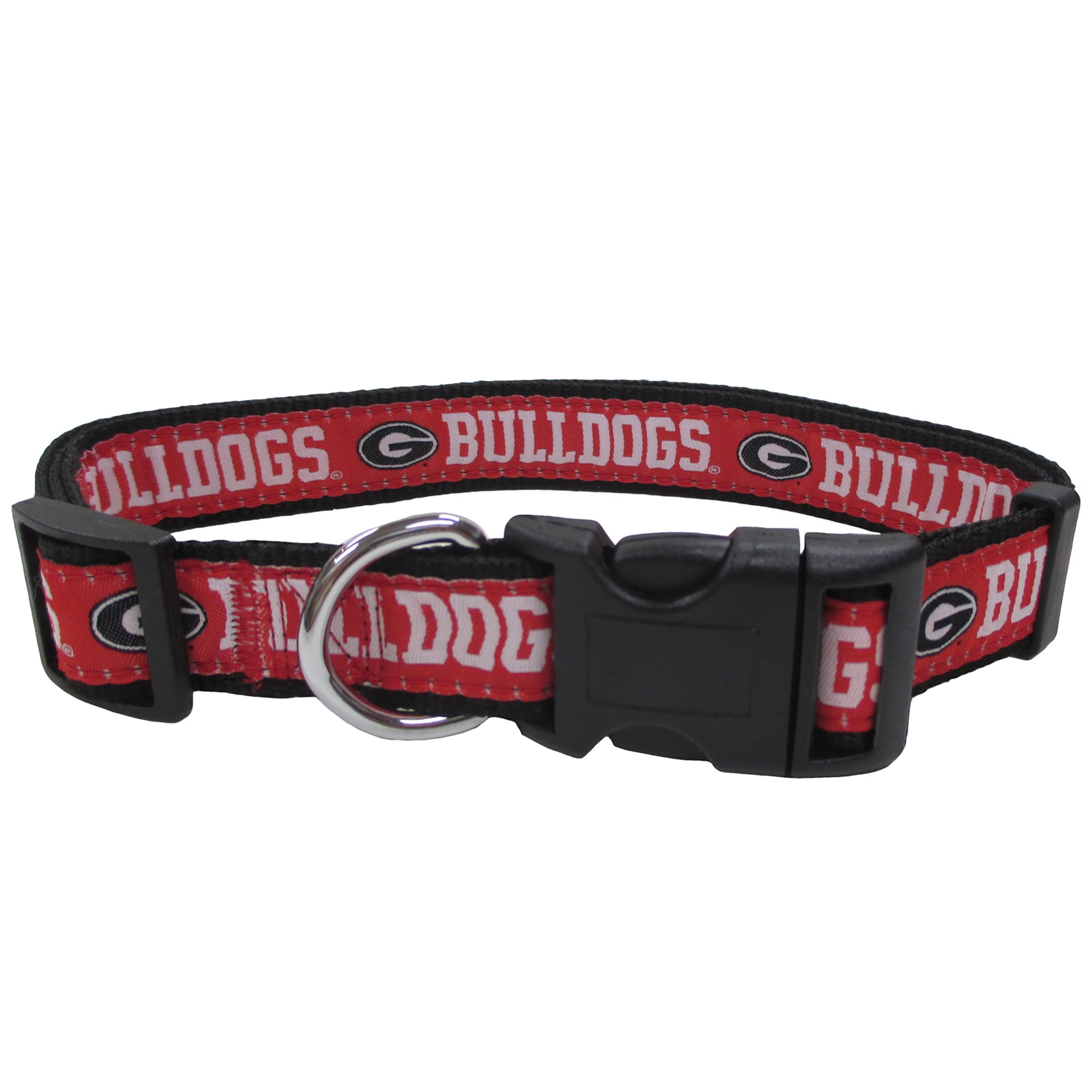  Pets First Collegiate Pet Accessories, Reversible Bandana,  Georgia Bulldogs, Large/X-Large,Red/White : Pet Supplies