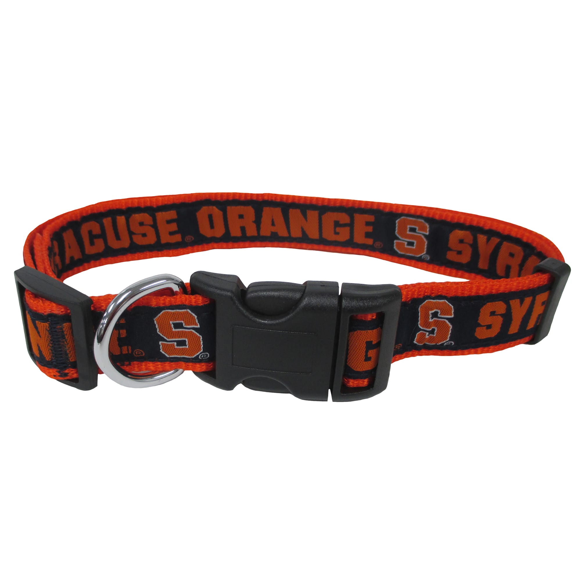 NCAA Syracuse Orange Dog Collar Medium Team Color