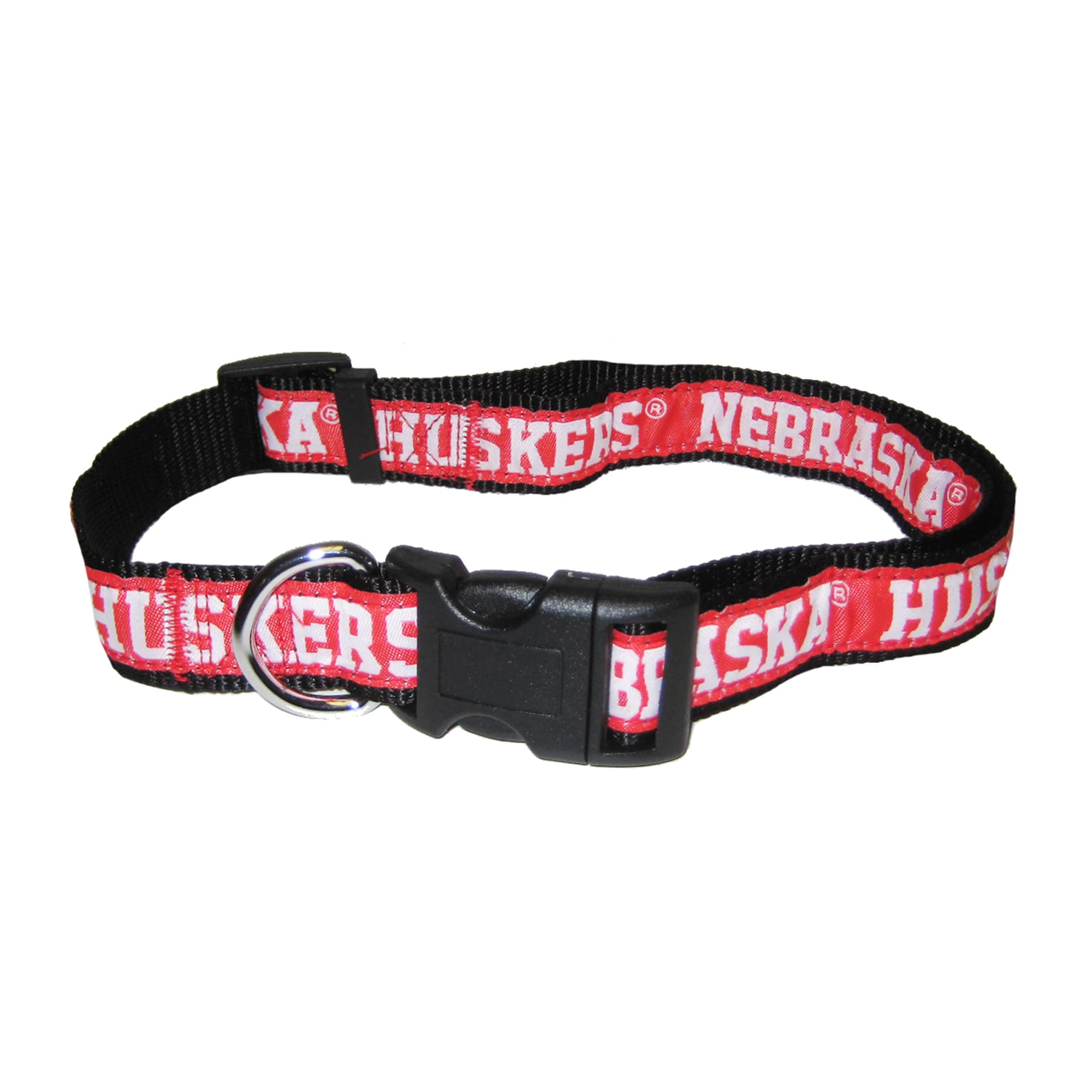 Pets First Nebraska Cornhuskers NCAA Dog Collar, Large | Petco