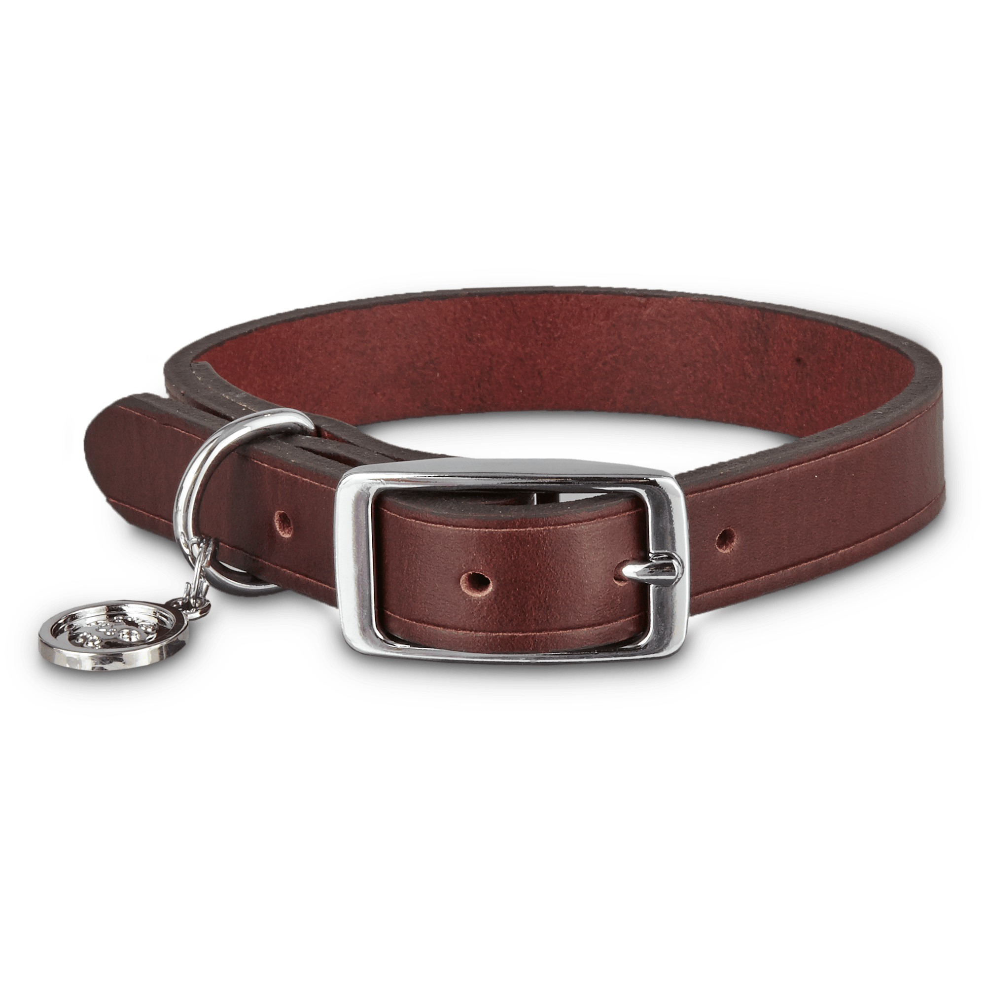 Dog Collar Genuine Leather Pet Collars For Small Medium