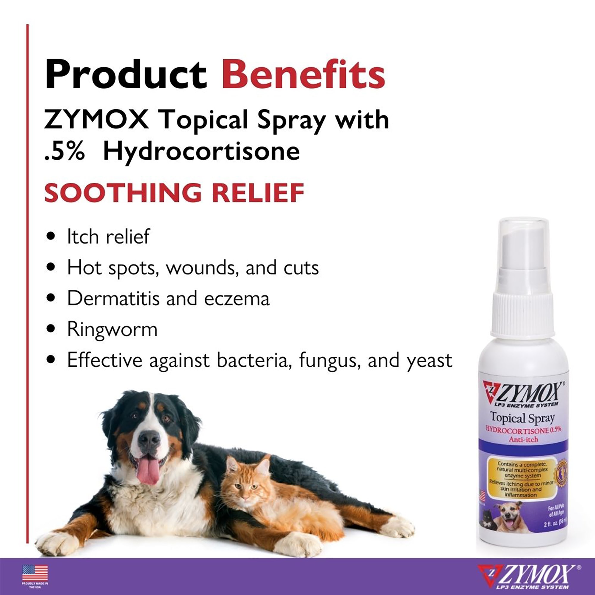 Zymox with hotsell hydrocortisone for dogs