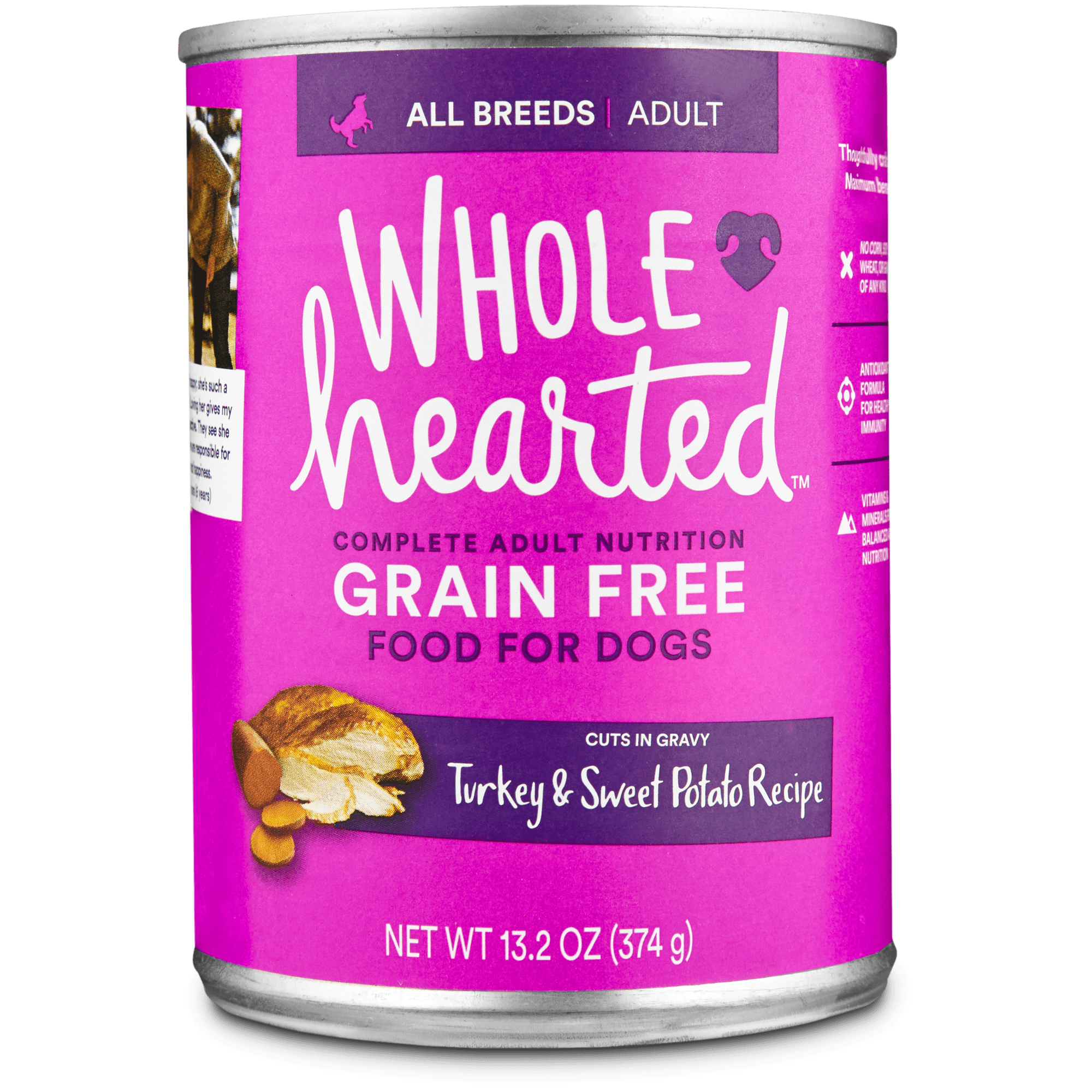 Wholehearted egg and potato dog clearance food