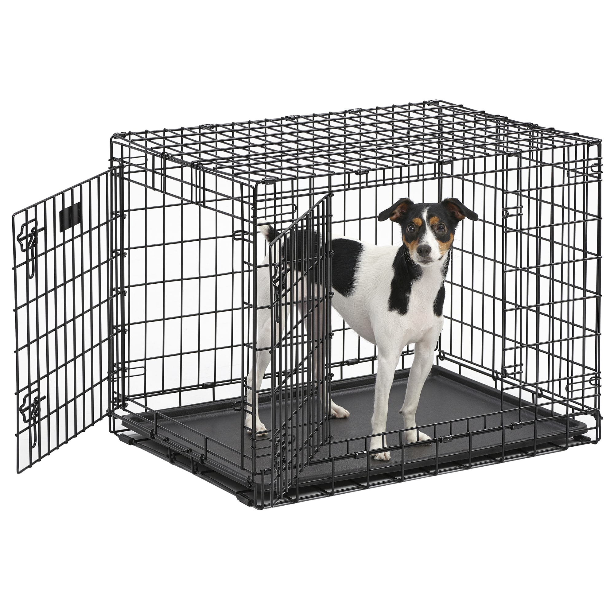 Pet Lodge Plastic Double Door Crate - Small