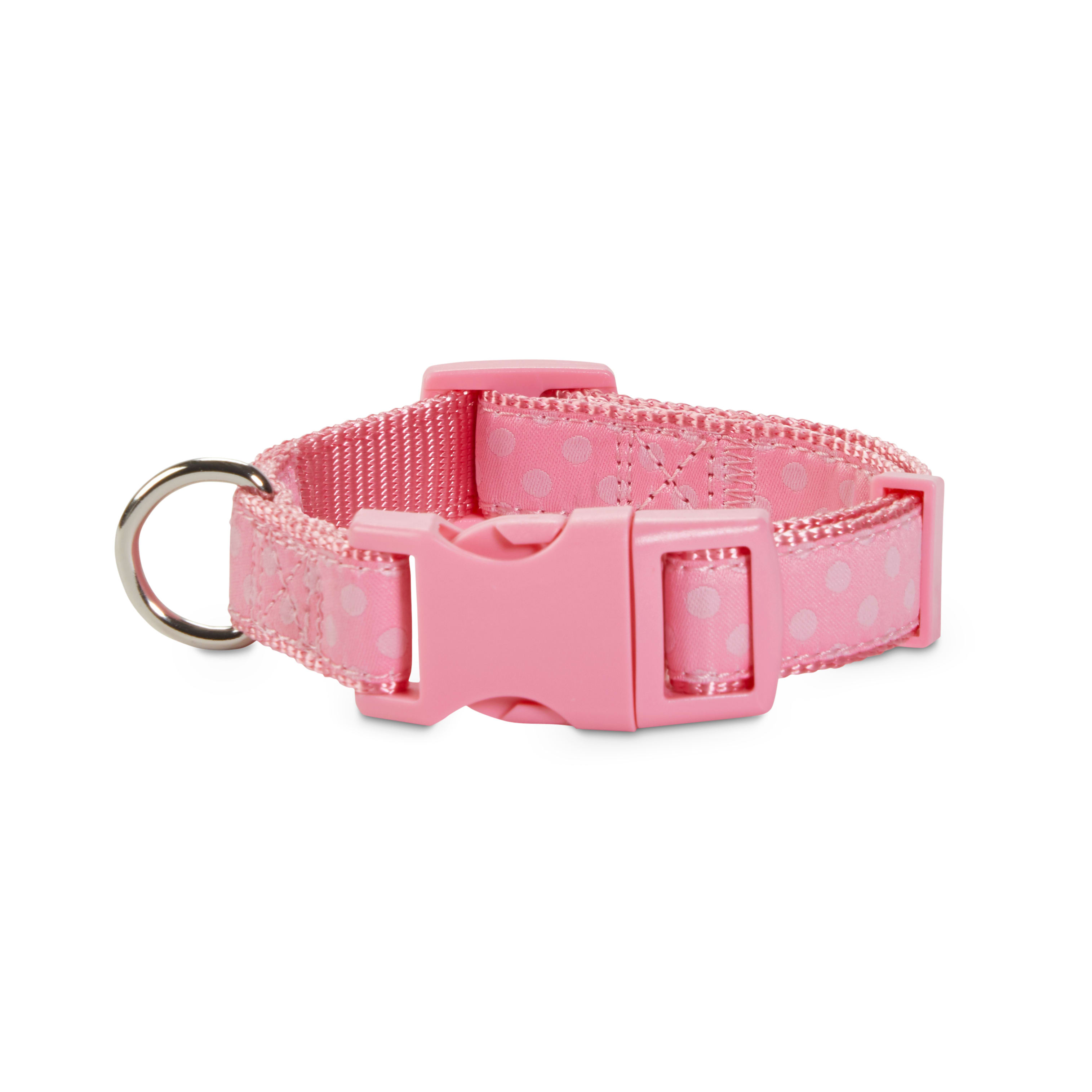 Good2Go Pink Polka Dot Dog Collar, Small