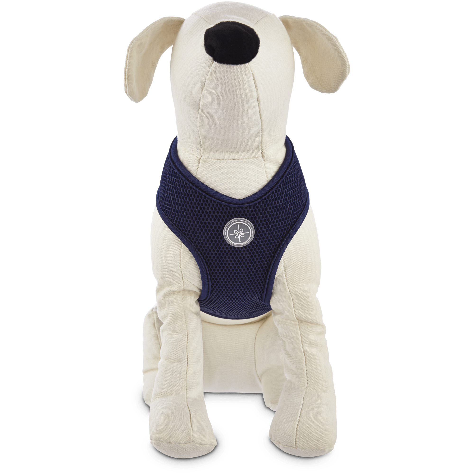 navy blue dog harness