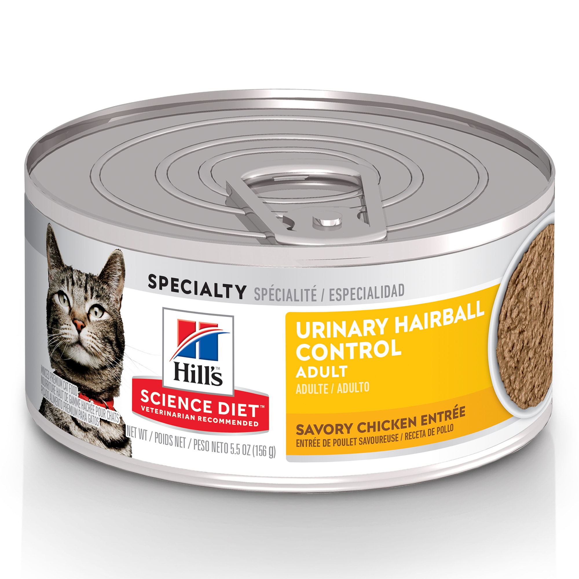 Hill's Science Diet Adult Urinary & Hairball Control, Savory Chicken