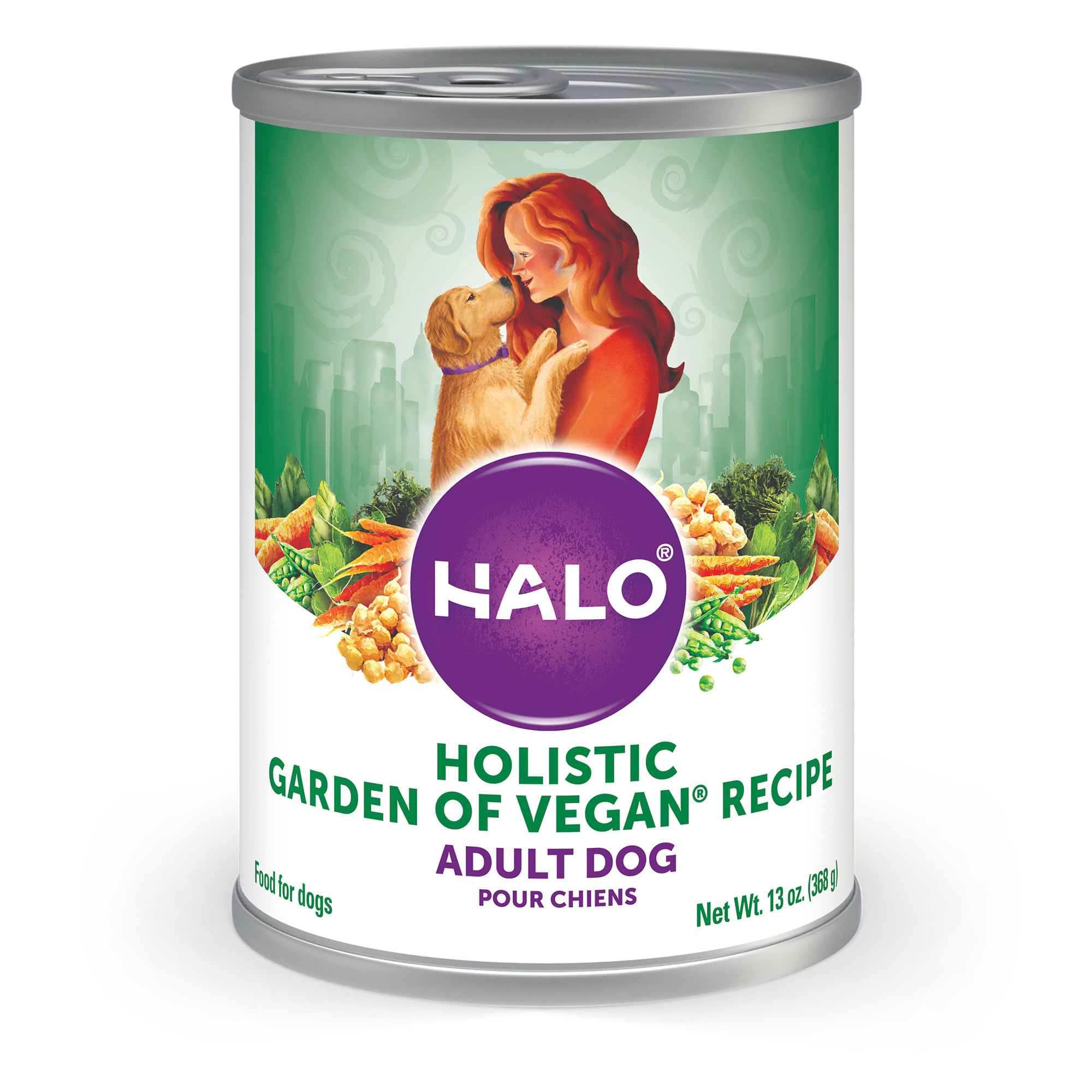 Halo Adult Holistic Garden Of Vegan Recipe Canned Dog Food 13 Oz Case Of 12 Petco