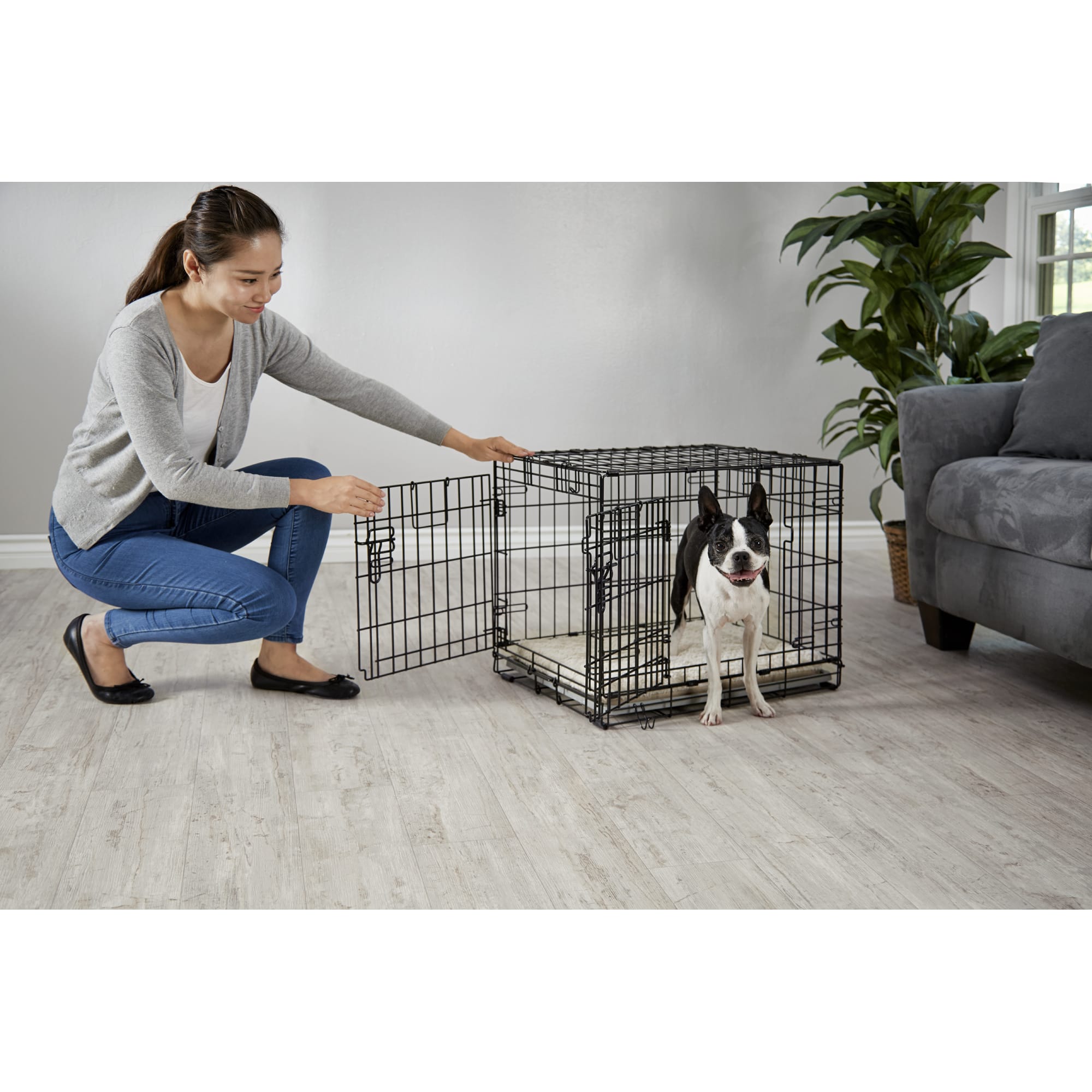 EveryYay Going Places 2 Door Folding Dog Crate 36.8