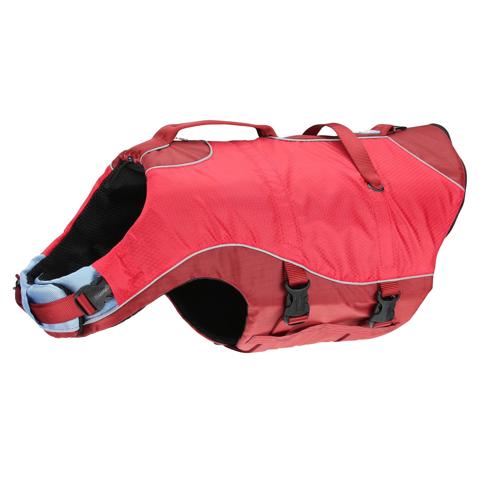 Kurgo Atomic Drop Dog Life Jacket, Red/Red, X-Large