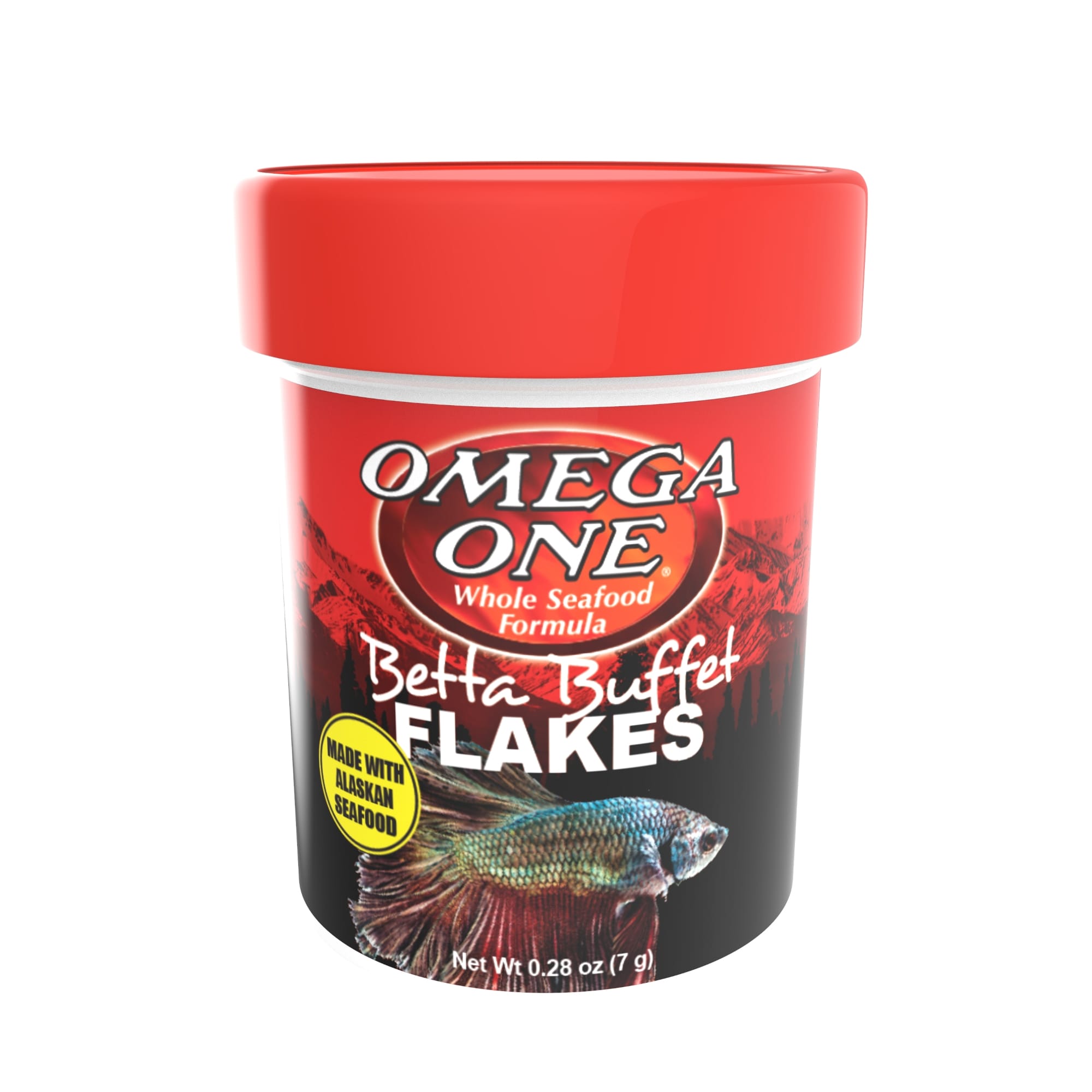 Omega One Betta Buffet Flakes Fish Food 