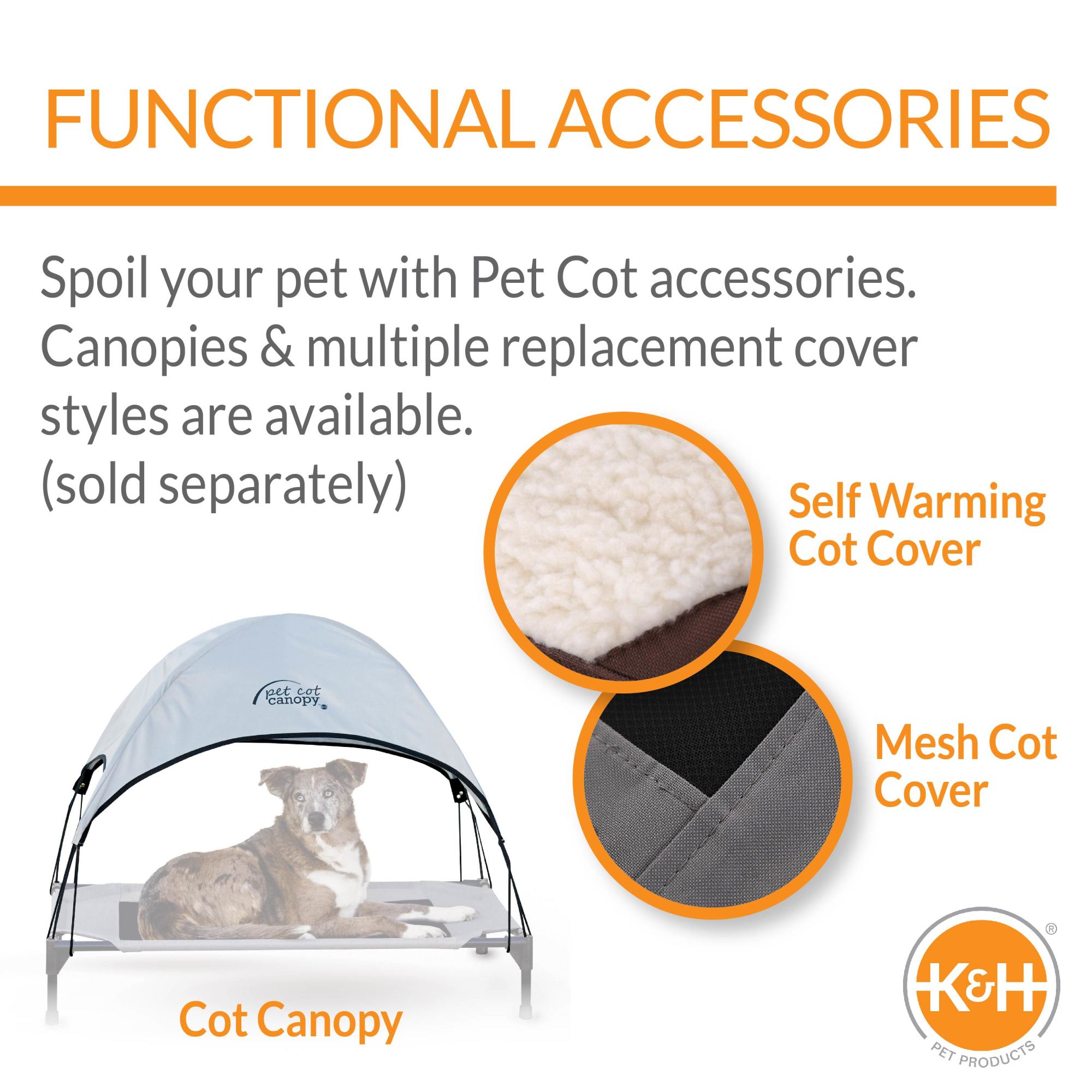 K&h cooling pet cot sale