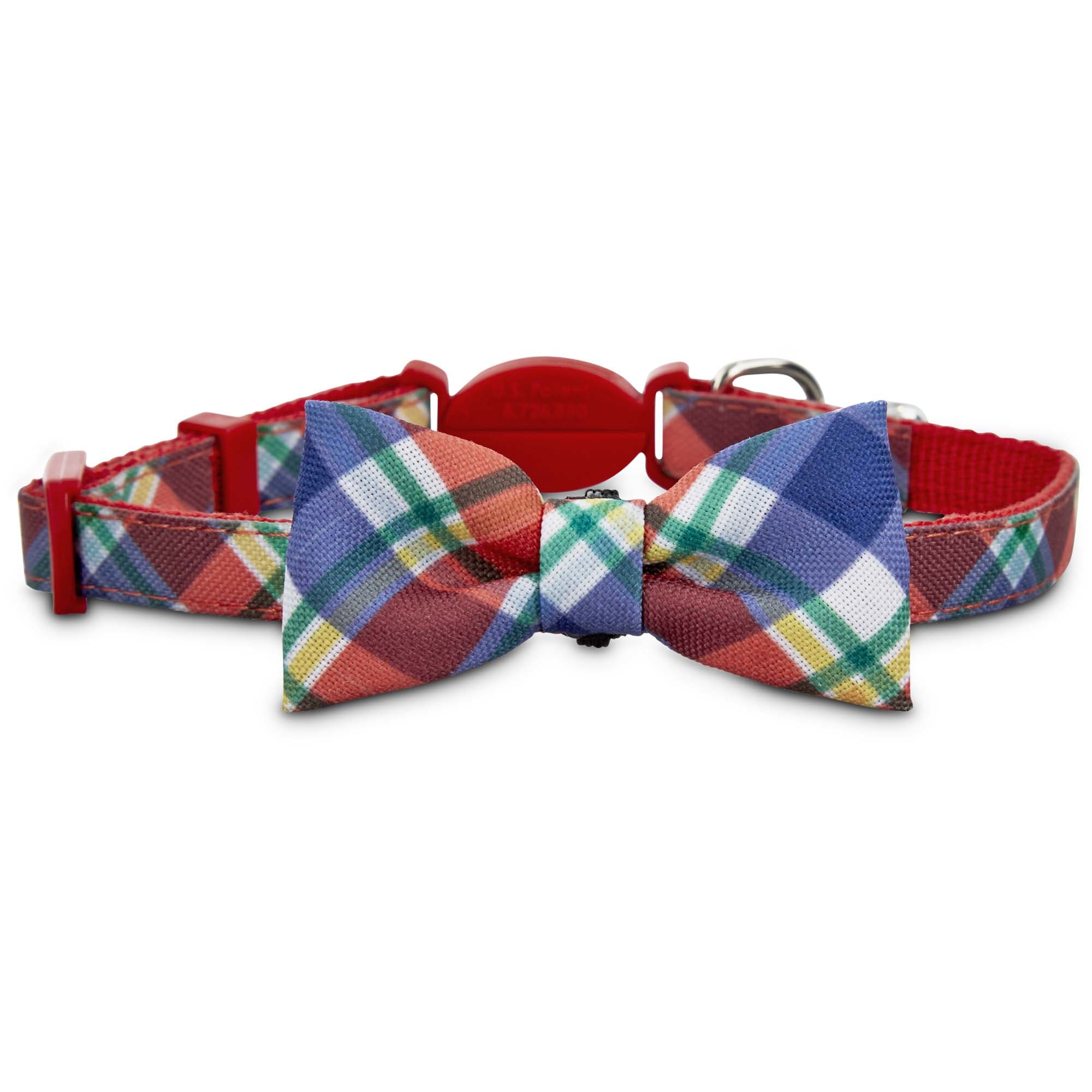 Cute Plaid Dog and Cat Collar with Bowtie for Small Medium Large Dogs Love Dream Bow Tie Dog Collar and Bandana Medium, Light Brown Soft and Comfortable