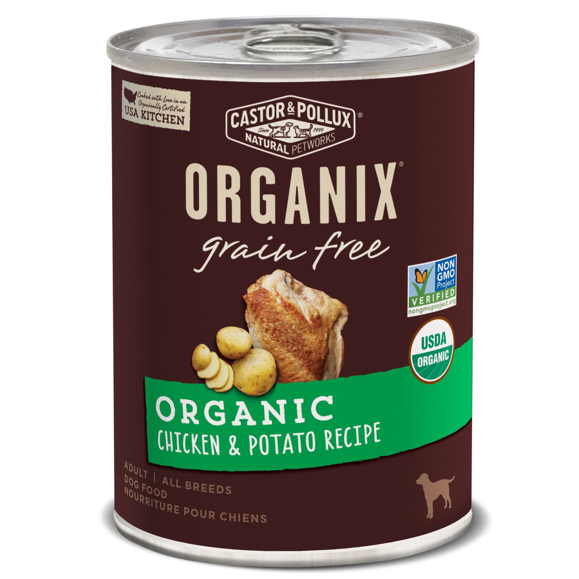 Castor & pollux organix grain free hotsell organic puppy recipe dry dog food