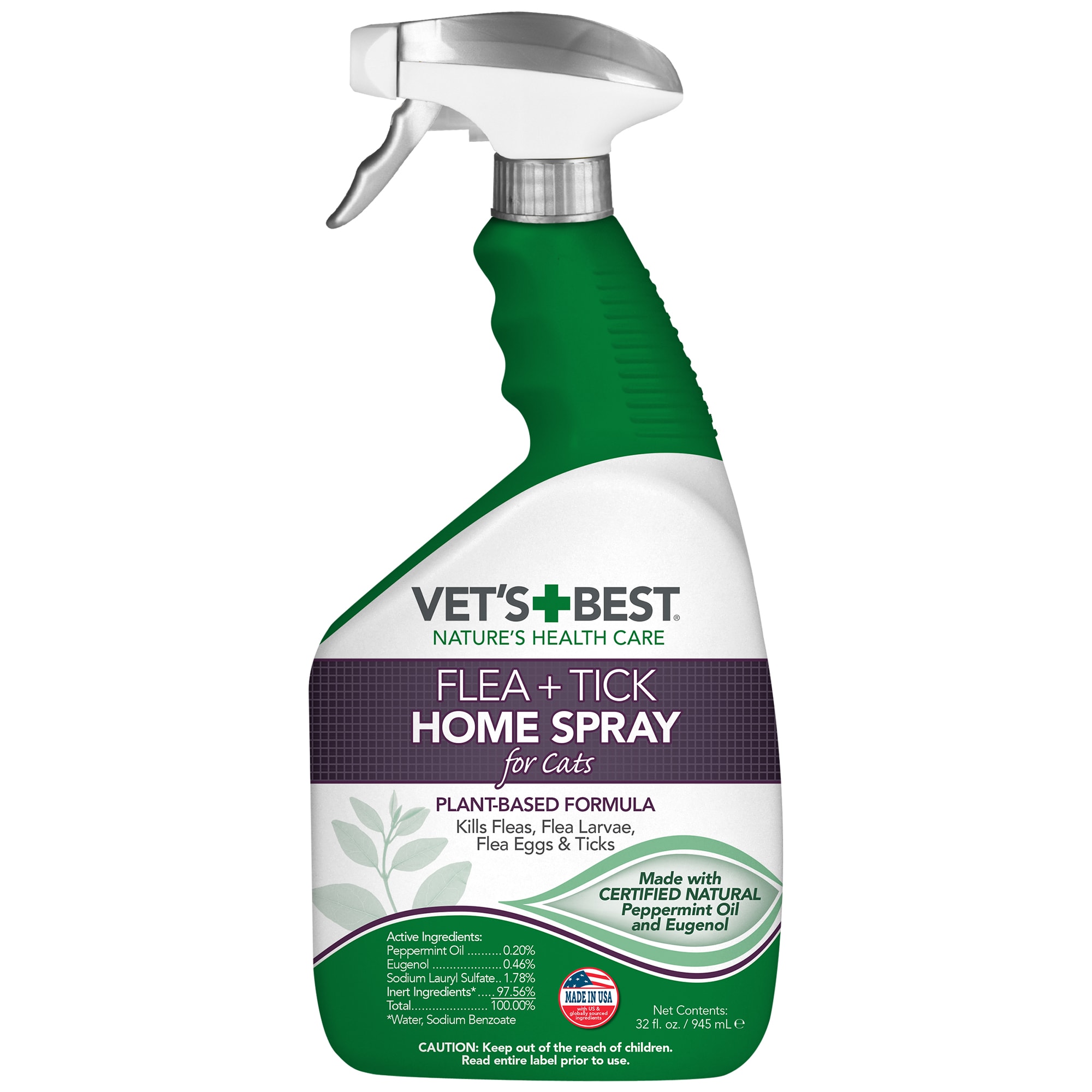 Vet s Best Flea Tick Spray for Dogs Home 32 oz