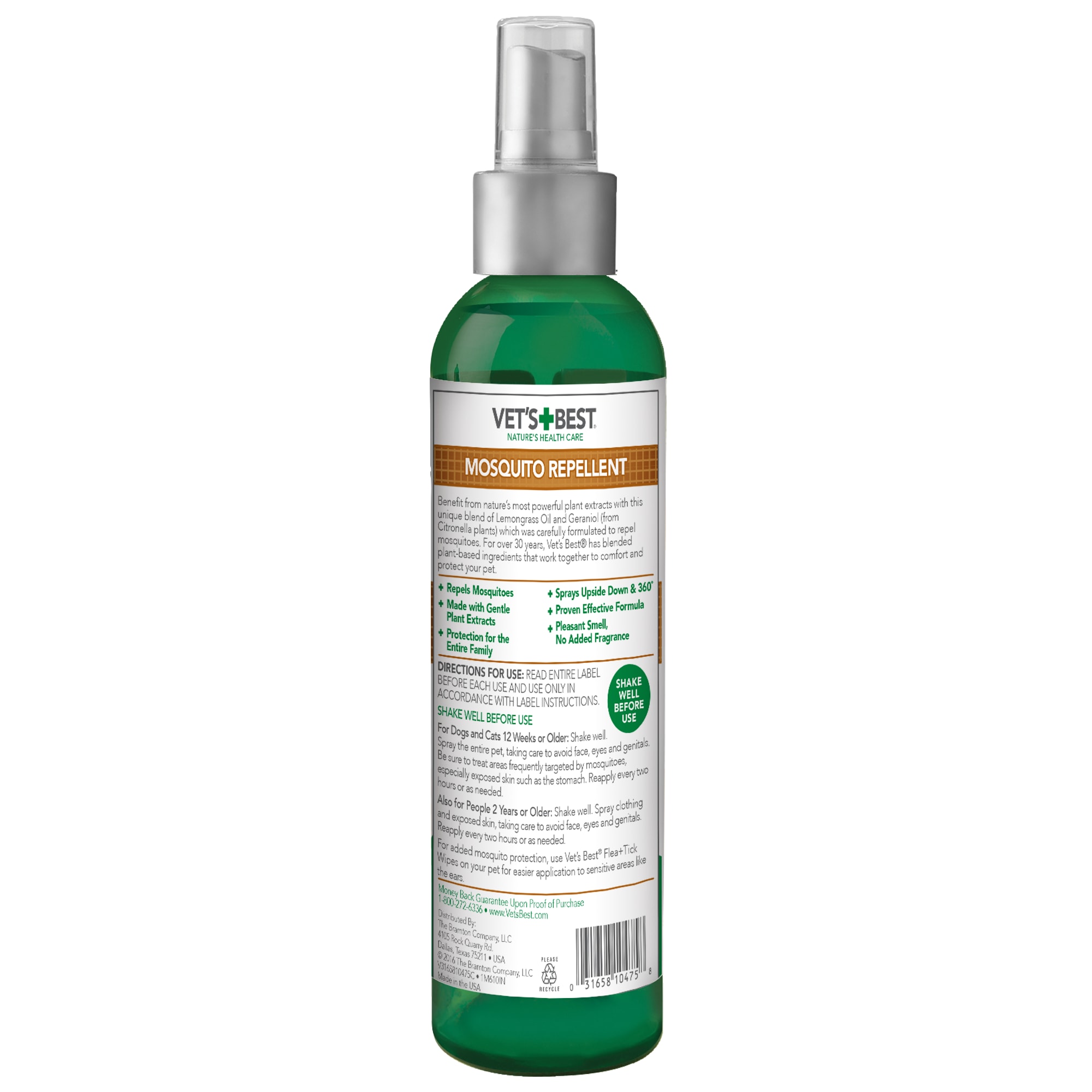 Vet S Best Mosquito Repellent Spray For Dogs Cats 8 Fl Oz Petco