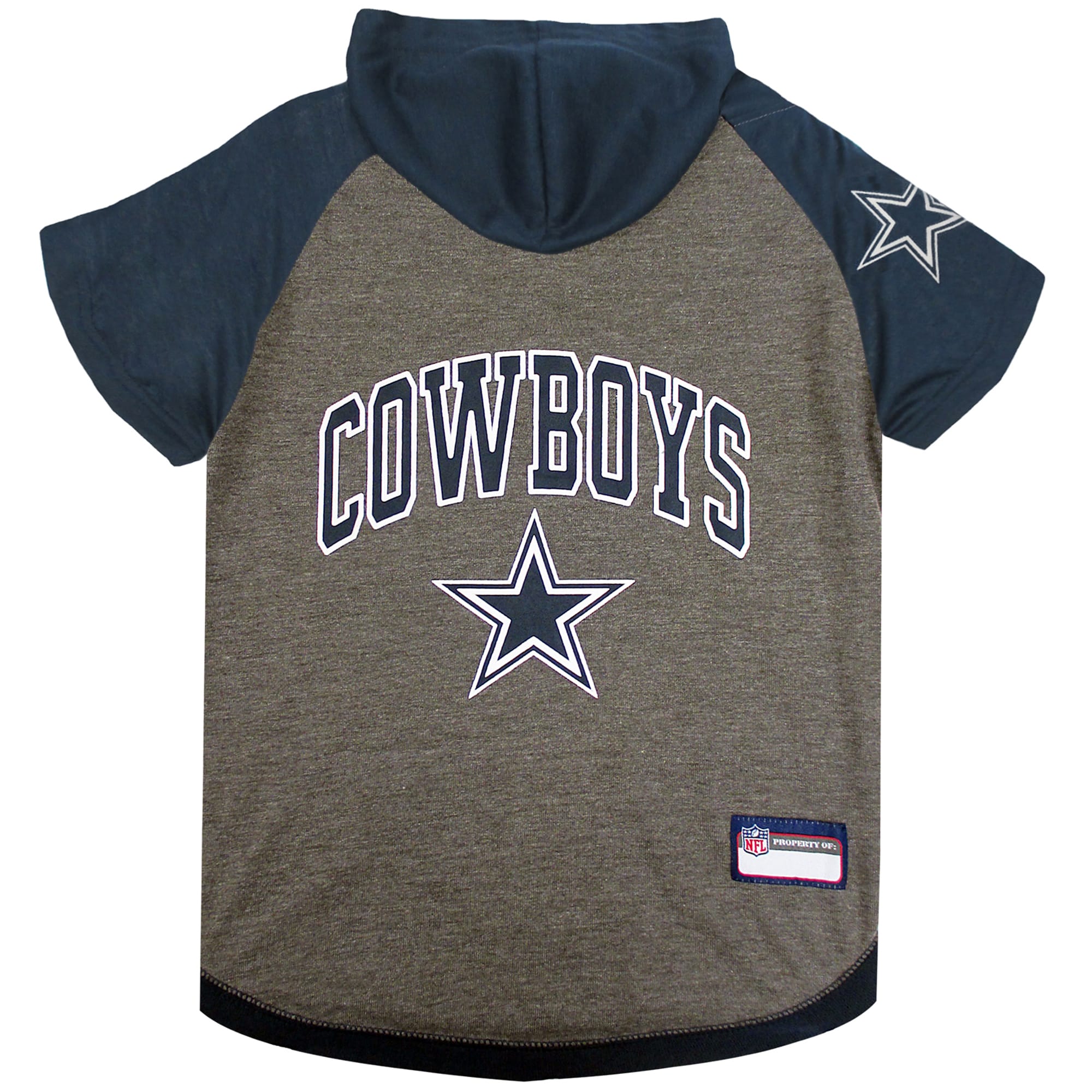 Pets First Dallas Cowboys Hoodie Tee Shirt For Dogs, Large Petco