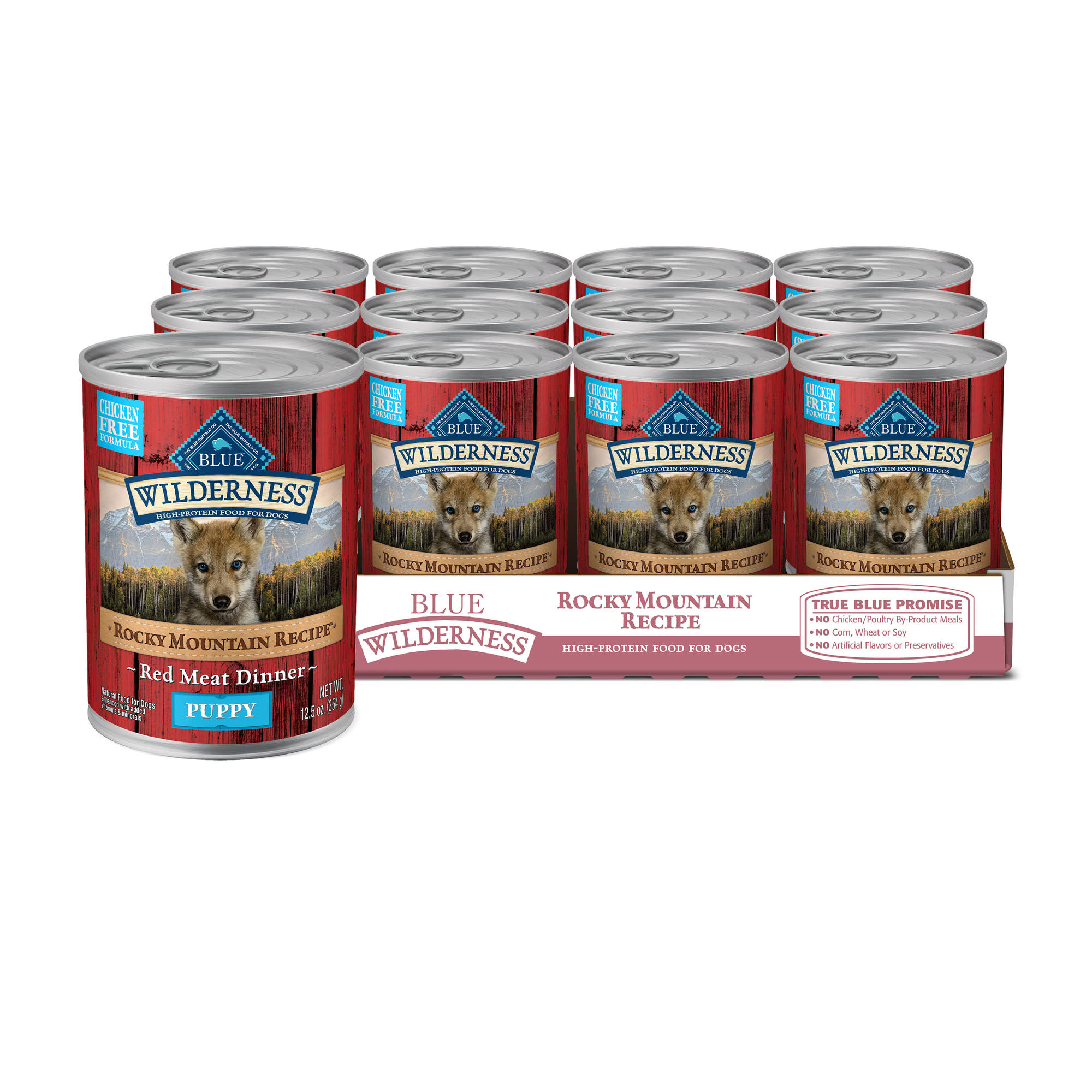 Blue mountain puppy food sale