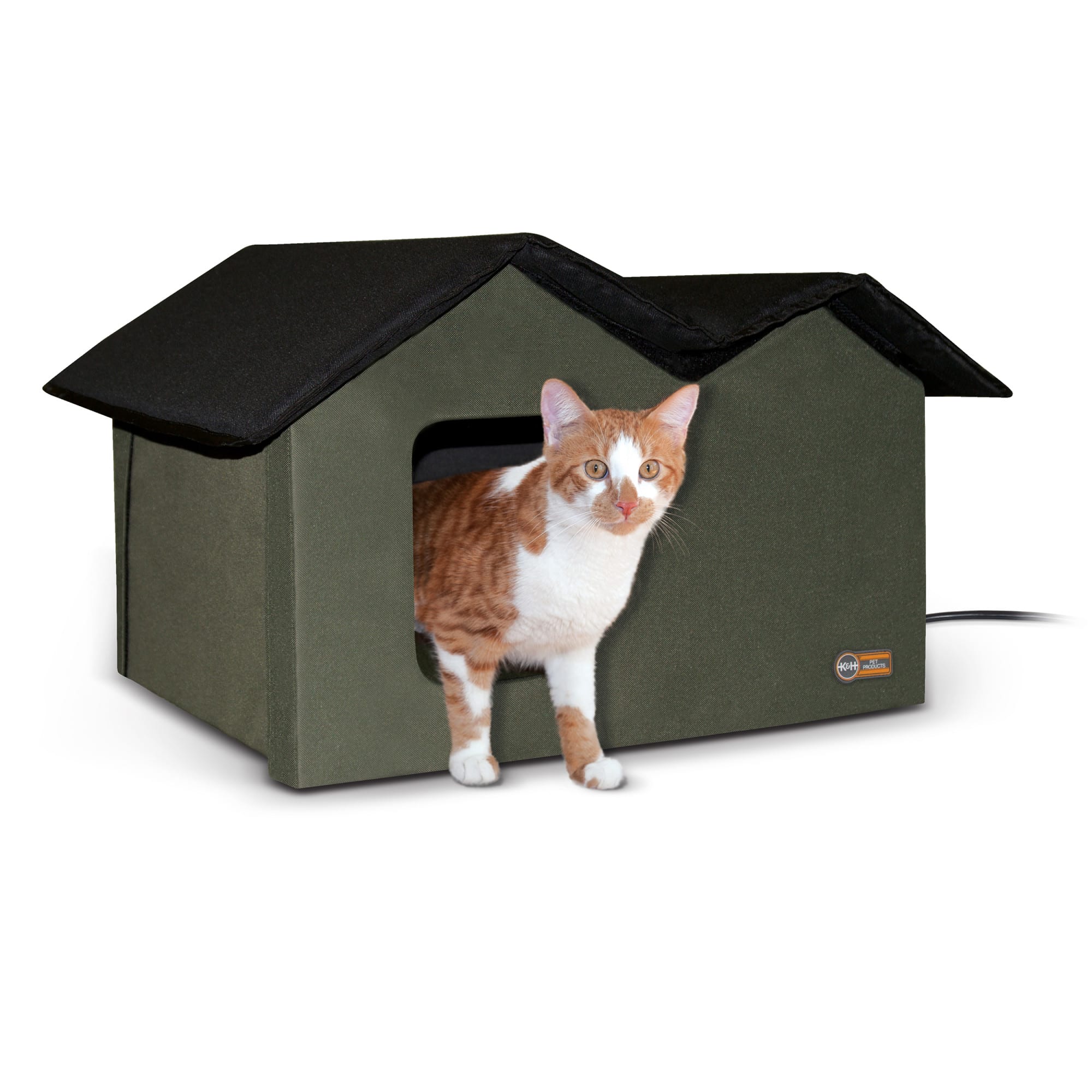 Outdoor Insulated Feral Cat Shelter House Pod Straw Bedding