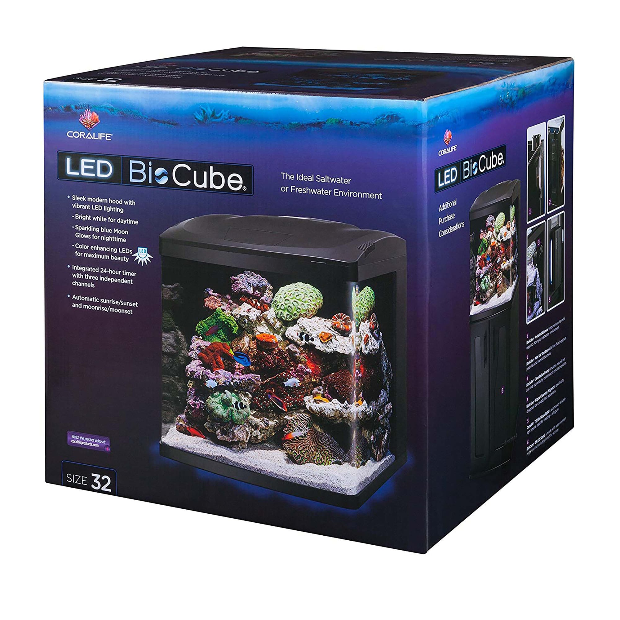Coralife LED Biocube Aquarium 32 Gallon
