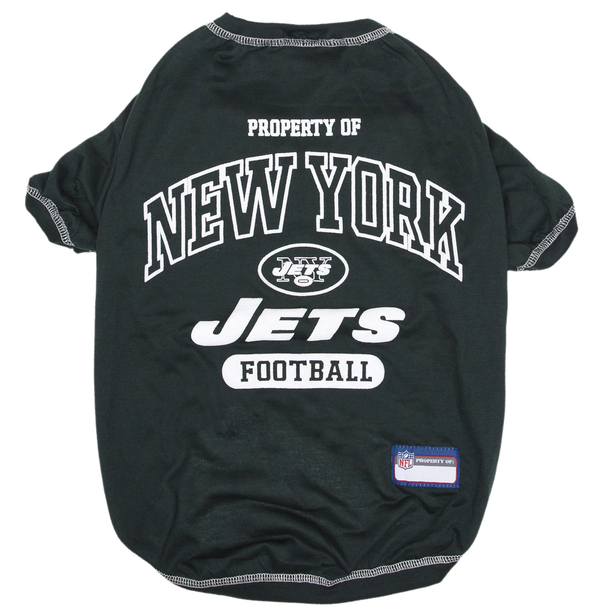 Pets First NFL AFC East T-Shirt For Dogs, Large, New York Jets | Petco