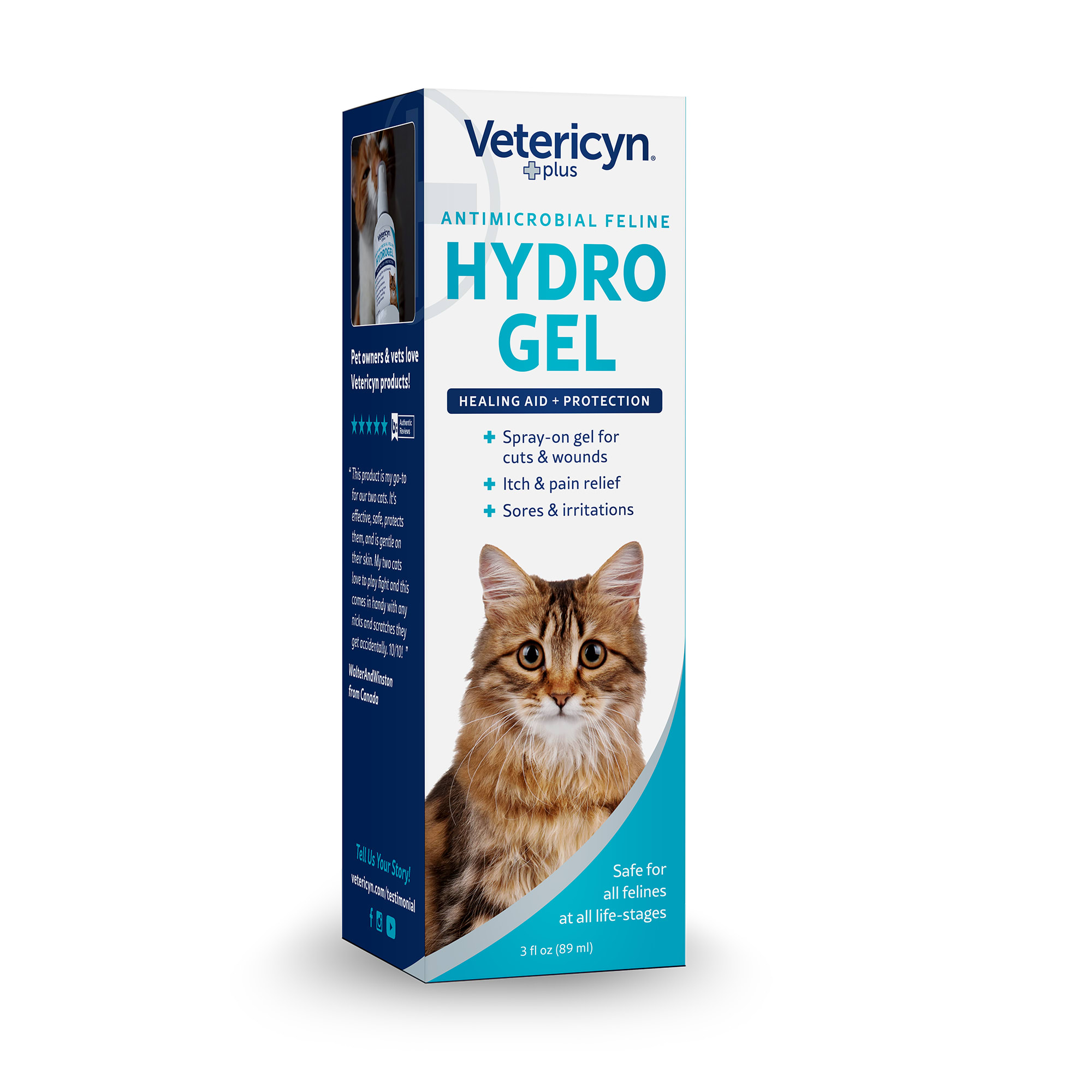 Vetericyn Plus Feline Antimicrobial Wound Skin Hydrogel For Cats