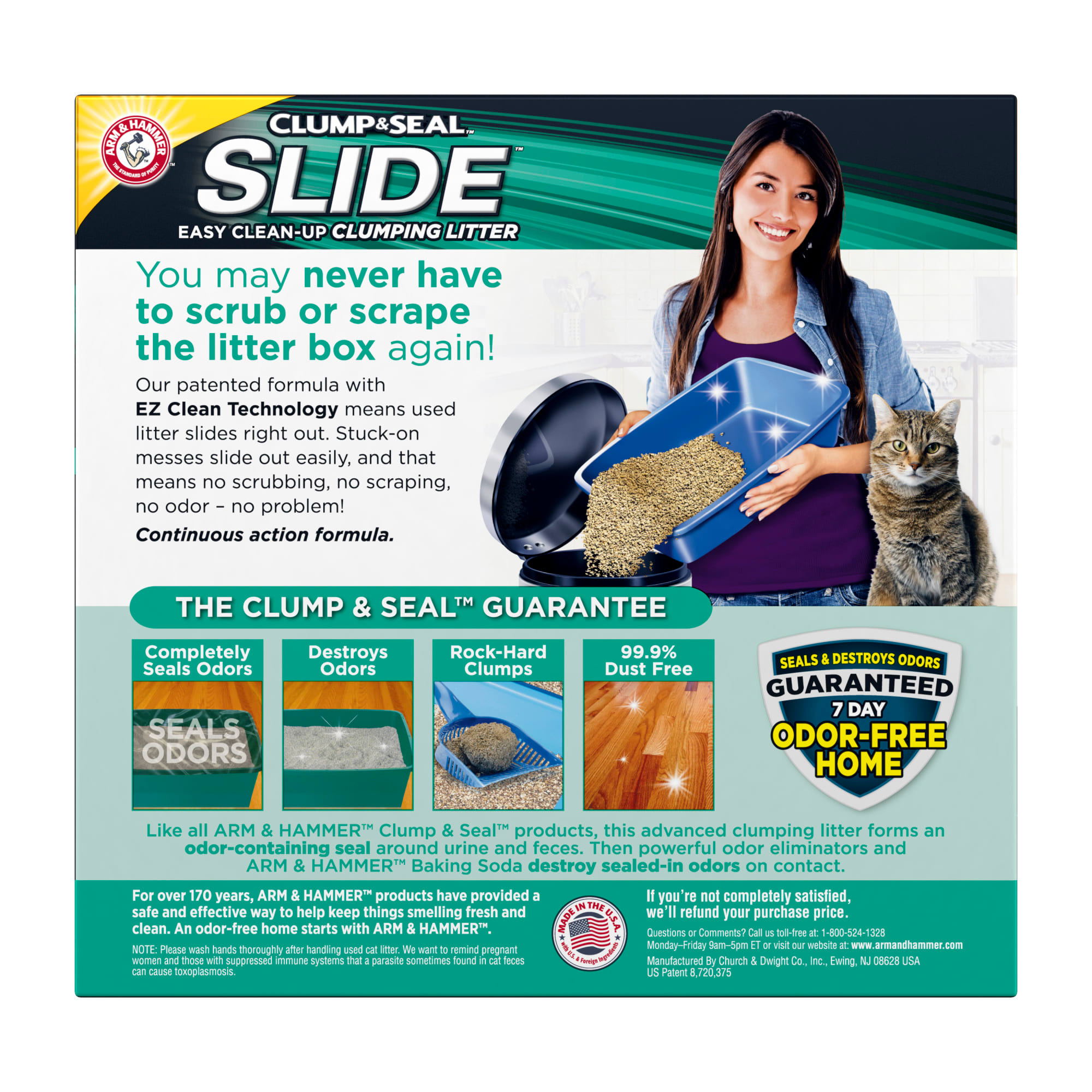 Arm and hammer slide outlet cat litter 28 lb