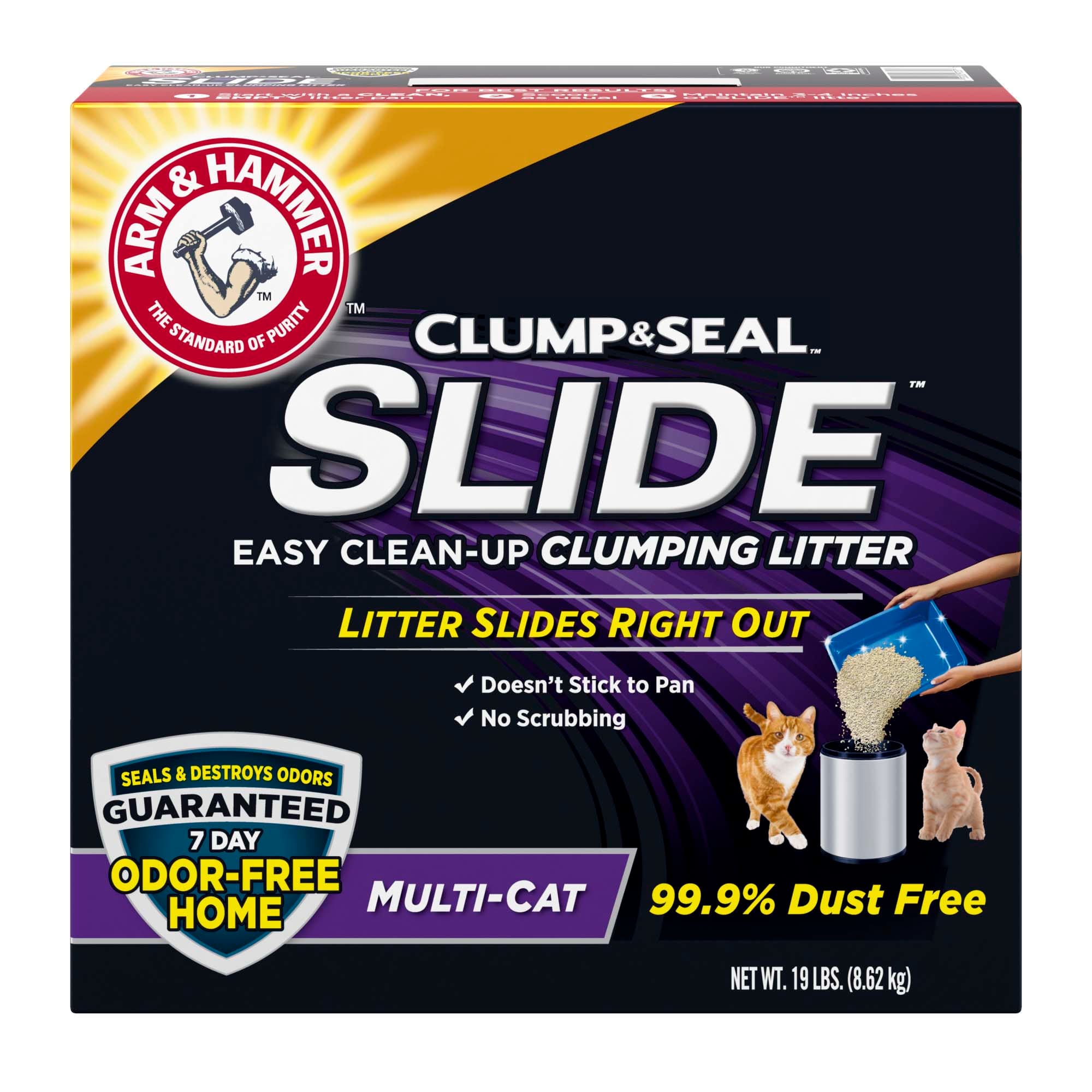 Chewy clump and clearance seal