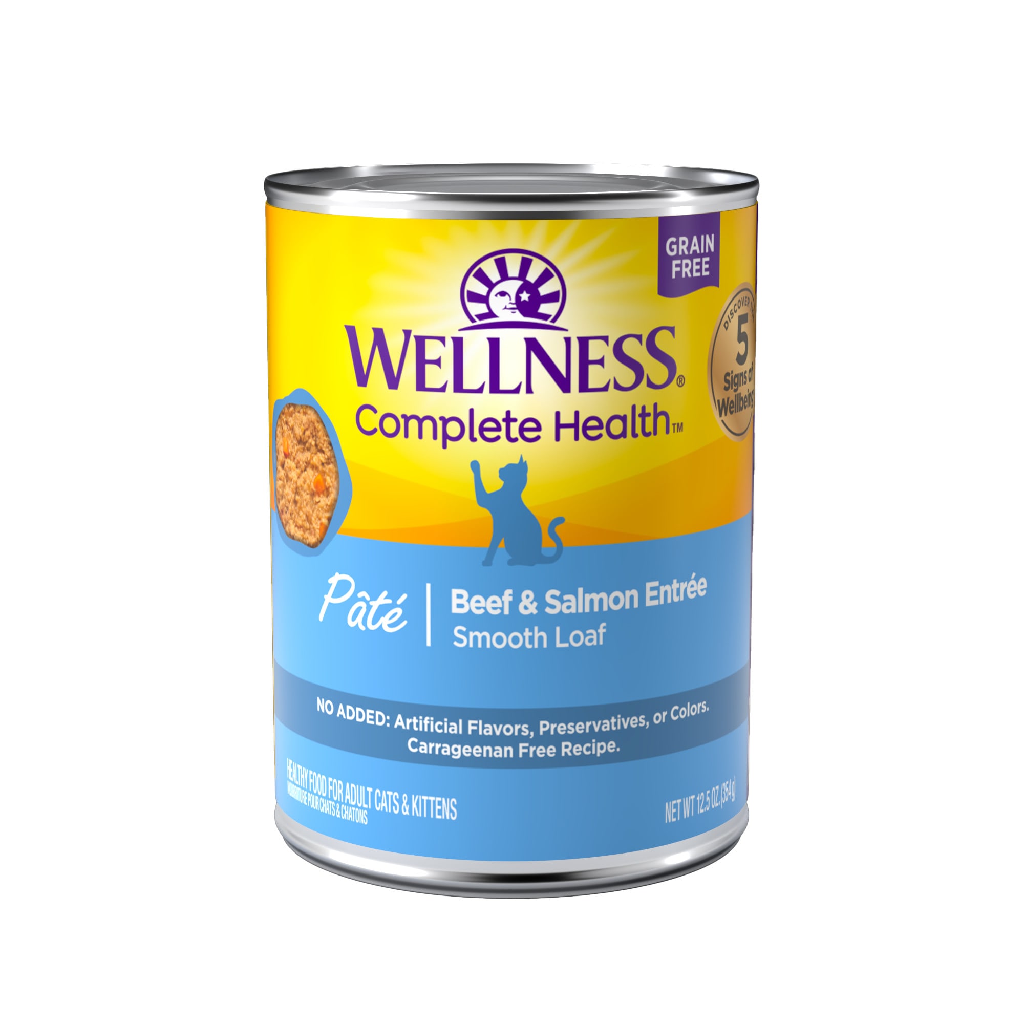 Wellness Complete Health Natural Grain Free Beef & Salmon ...