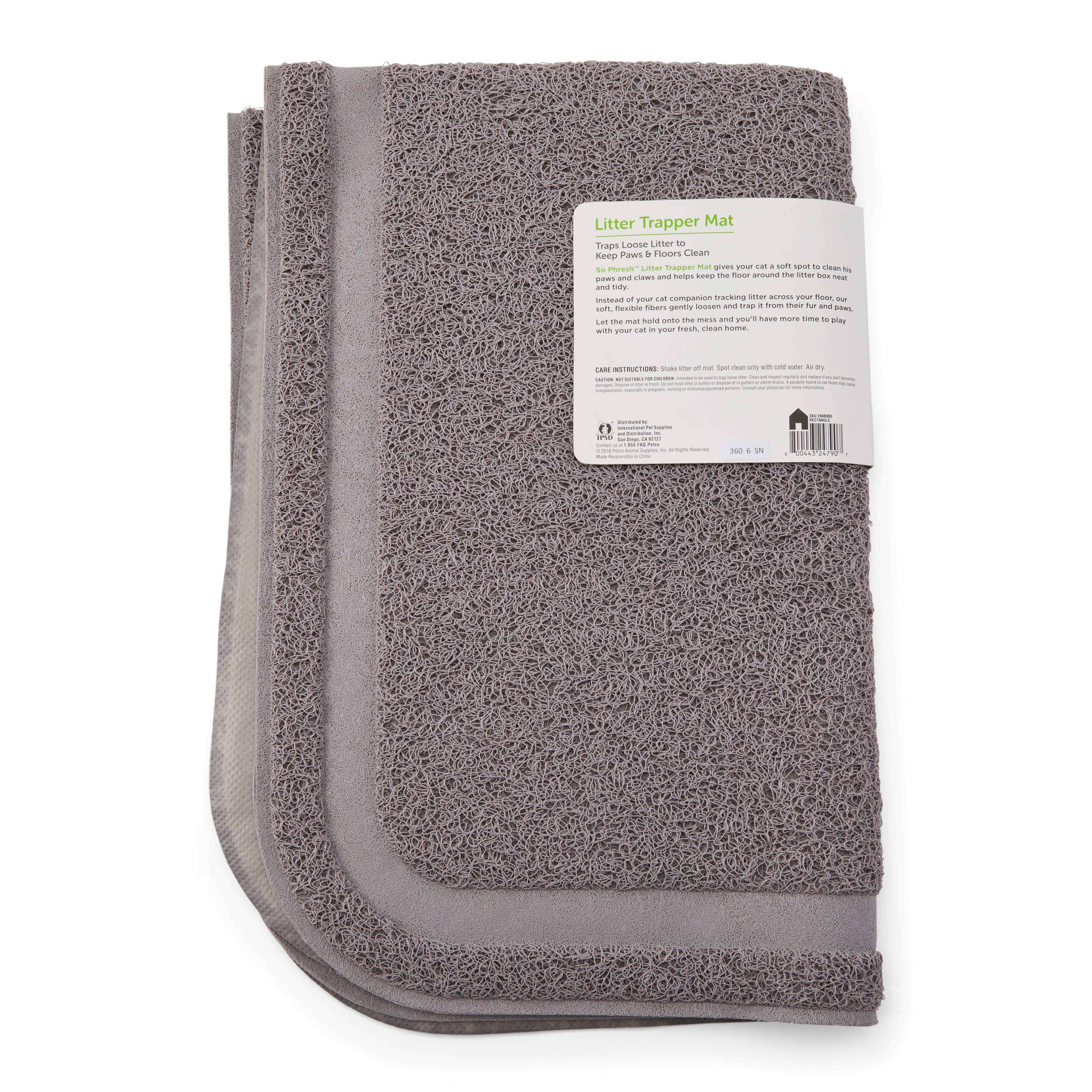 So Phresh Rectangle Shape Cat Litter Trapper Mat, 35