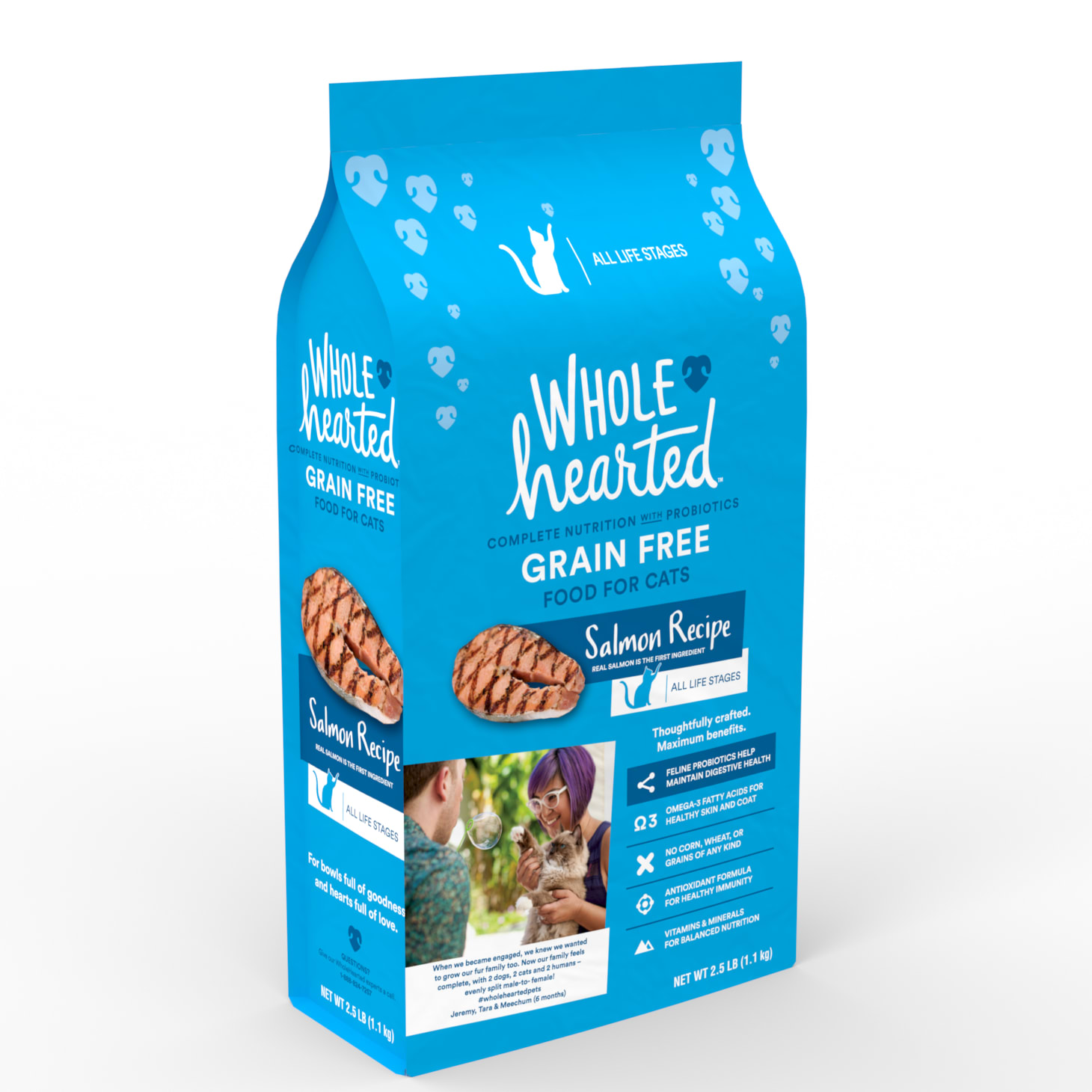 Wholehearted grain store free cat food