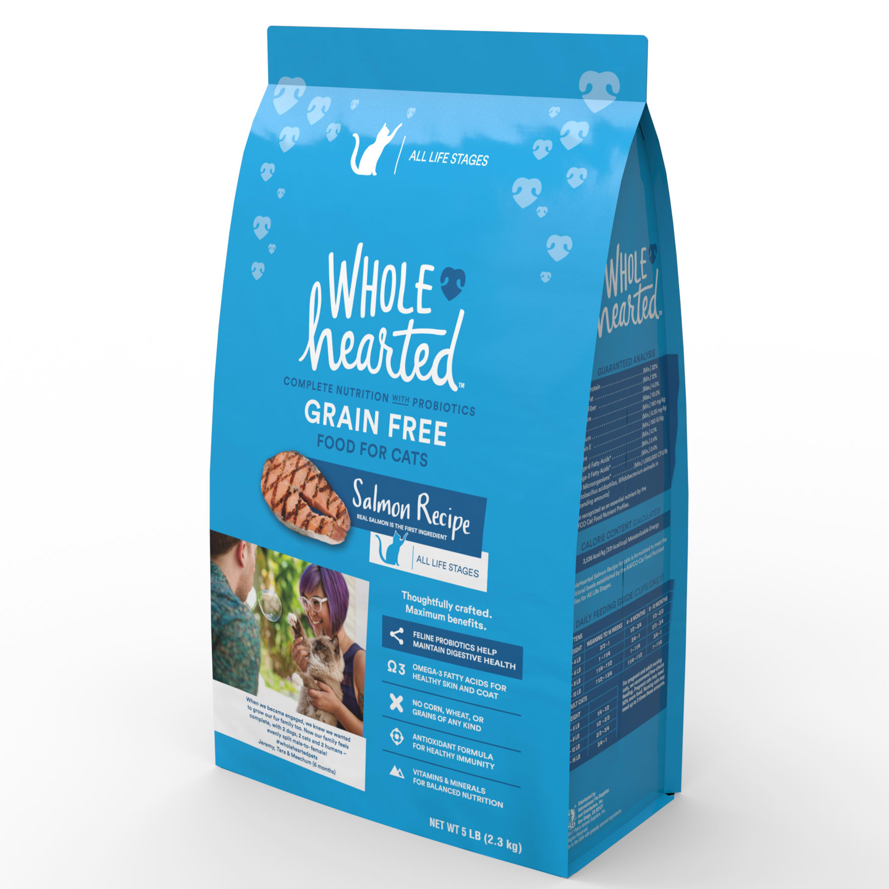 Wholehearted grain free chicken best sale formula dry cat food