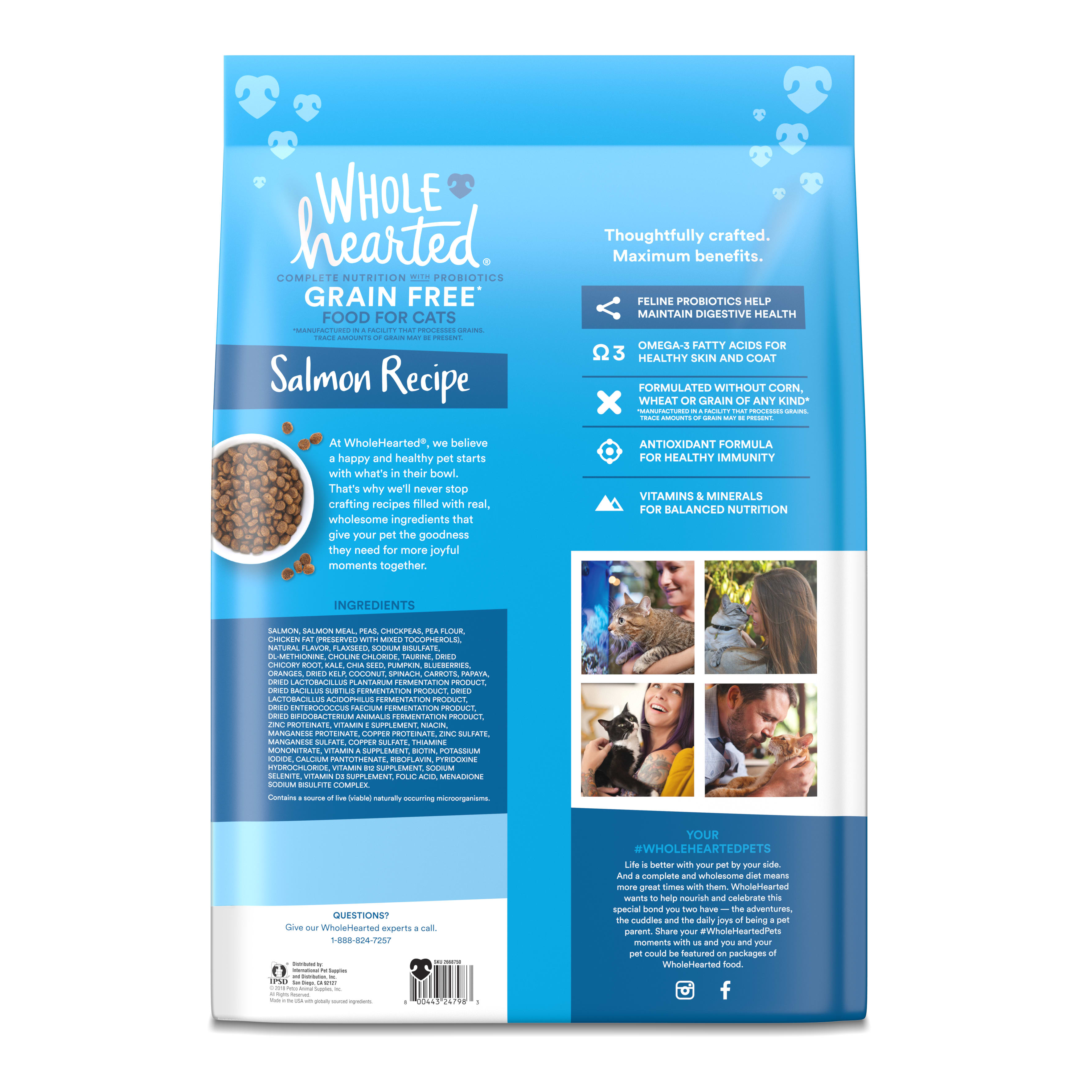 Wholehearted grain free cat hotsell food reviews