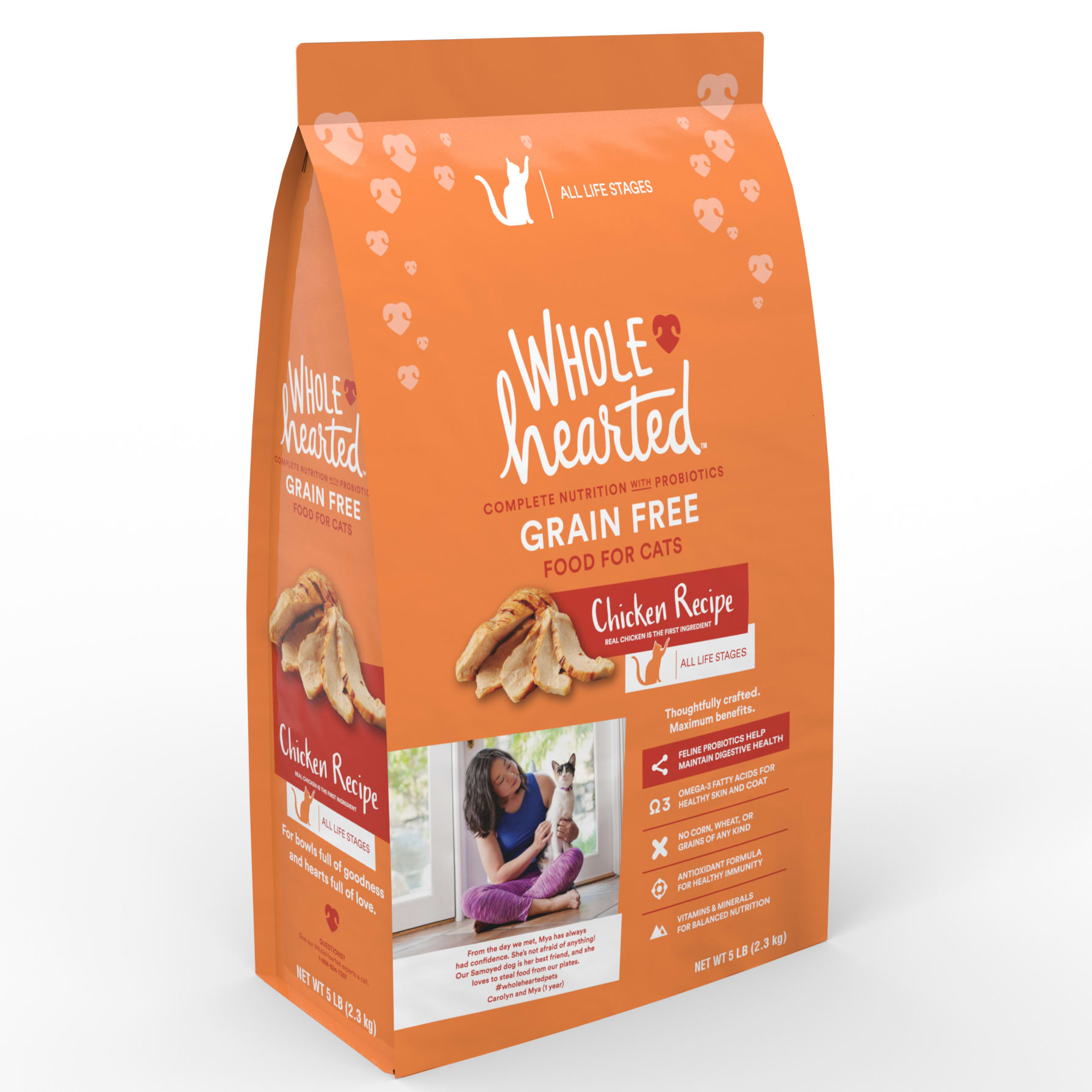 Wholehearted grain outlet free cat food