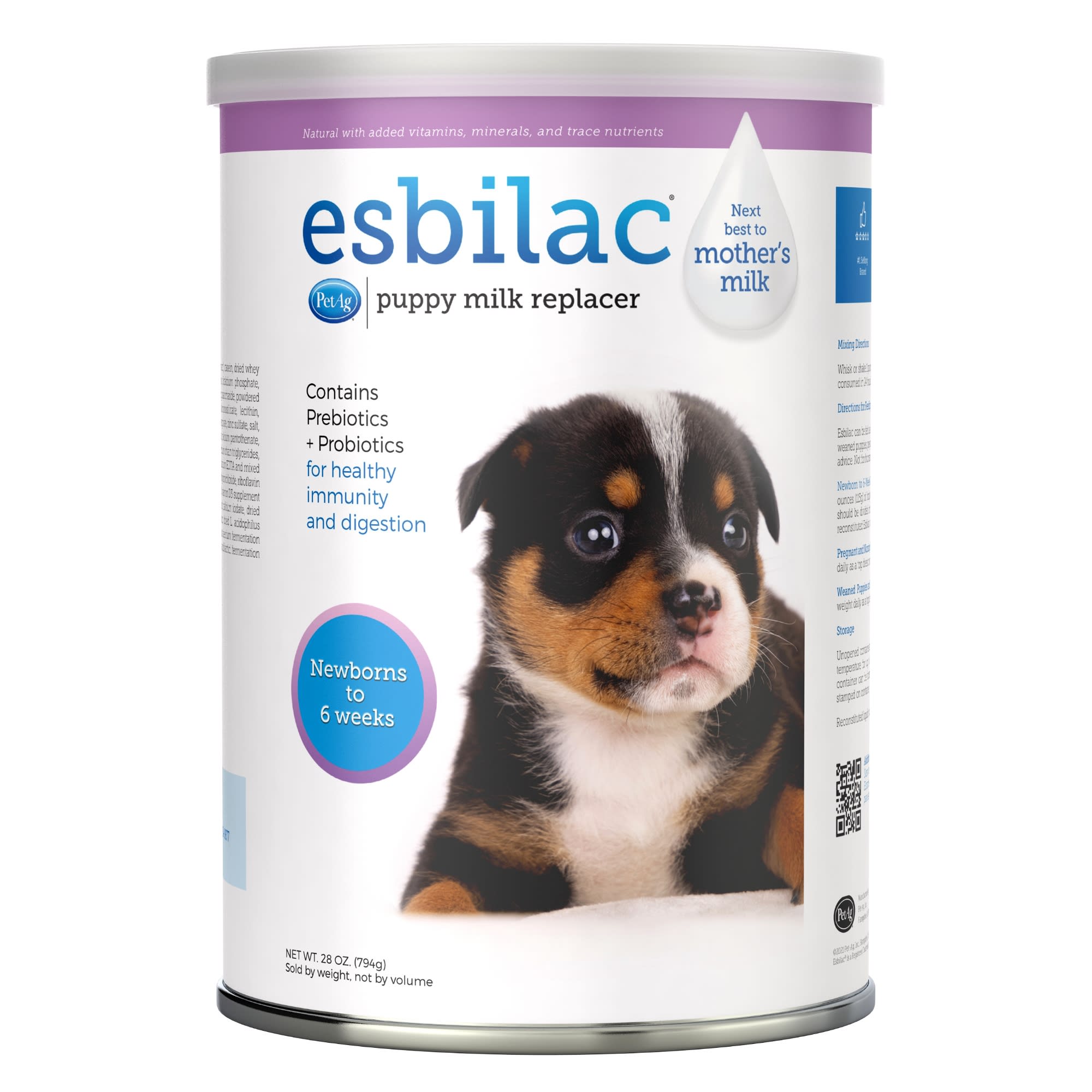 PetAg Esbilac Puppy Milk Replacer Growth Formula 28 oz