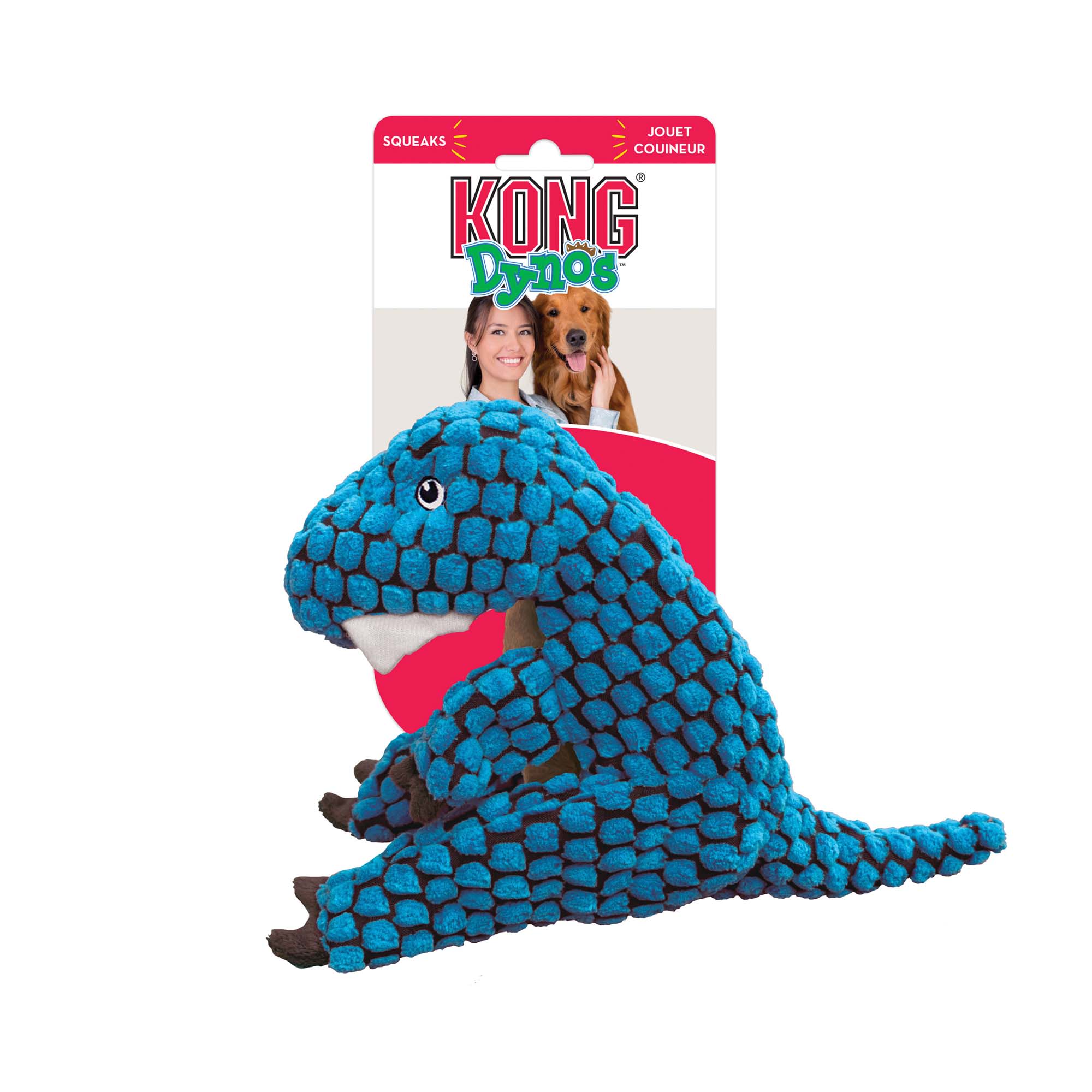 KONG Dynos TRex Blue Dog Toy Large Petco