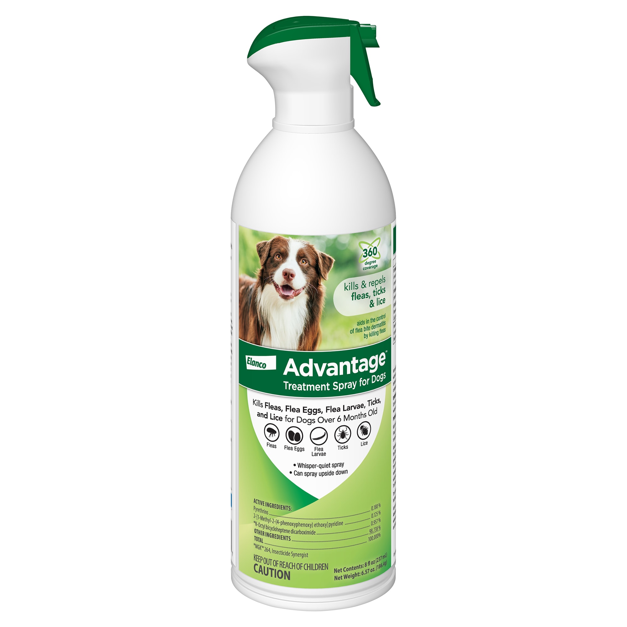 Advantage Elanco Flea & Tick Treatment Spray for Dogs, 8 fl. oz. Petco