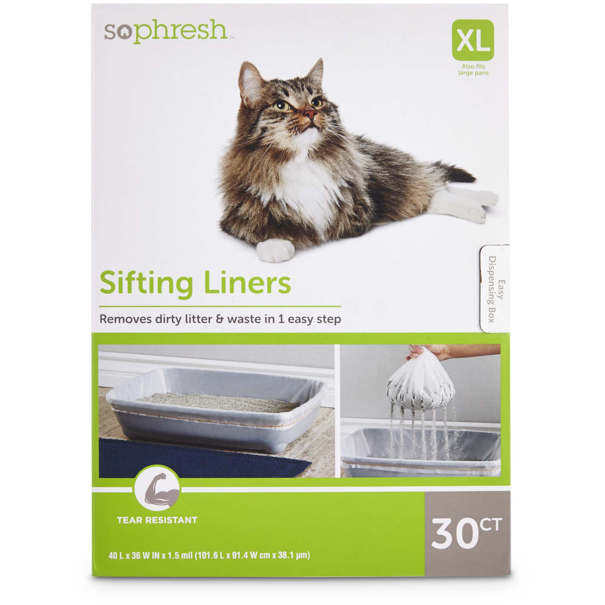 So Phresh Sifting Cat Litter Box Liners 