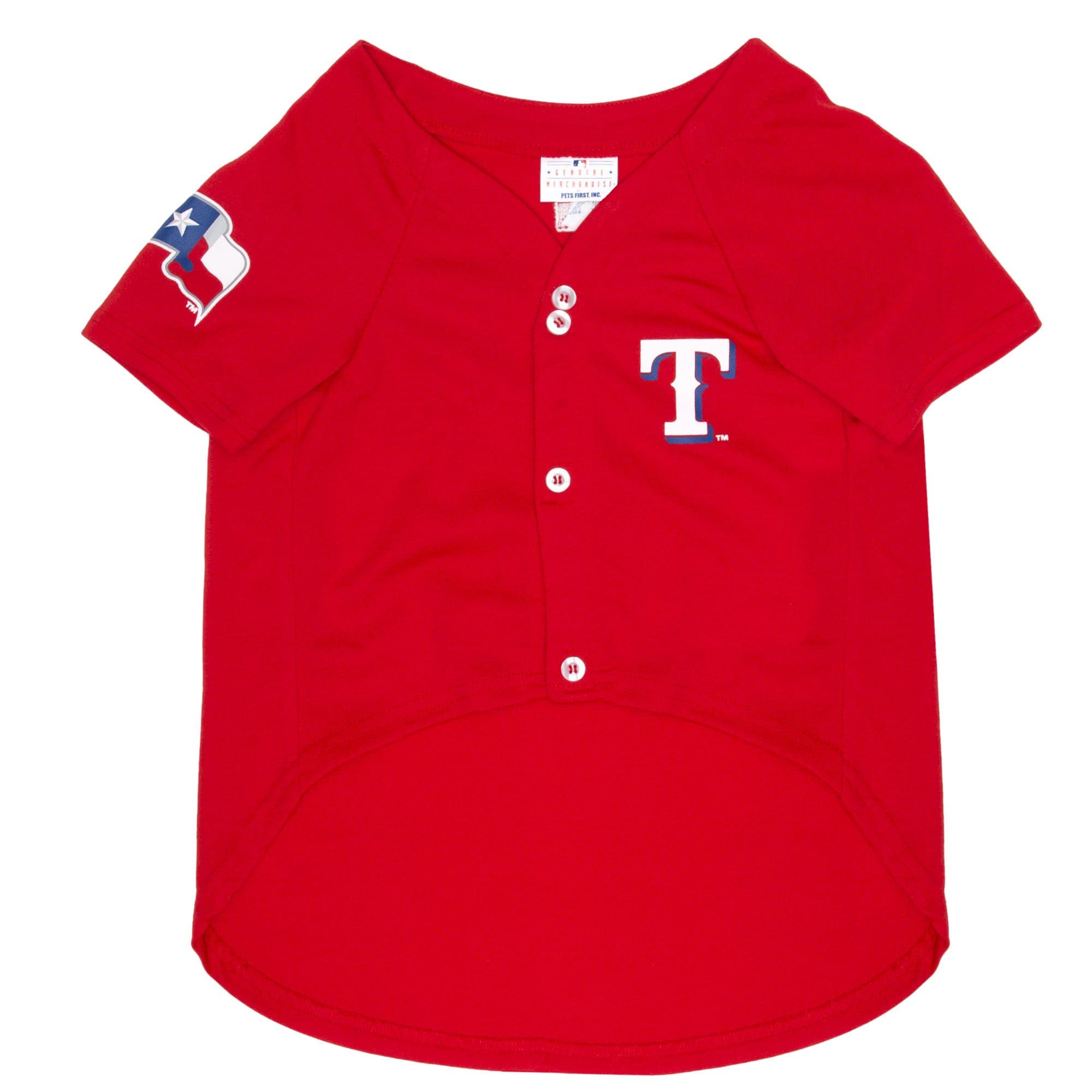 Pets First MLB American League West Jersey for Dogs, XLarge, Texas