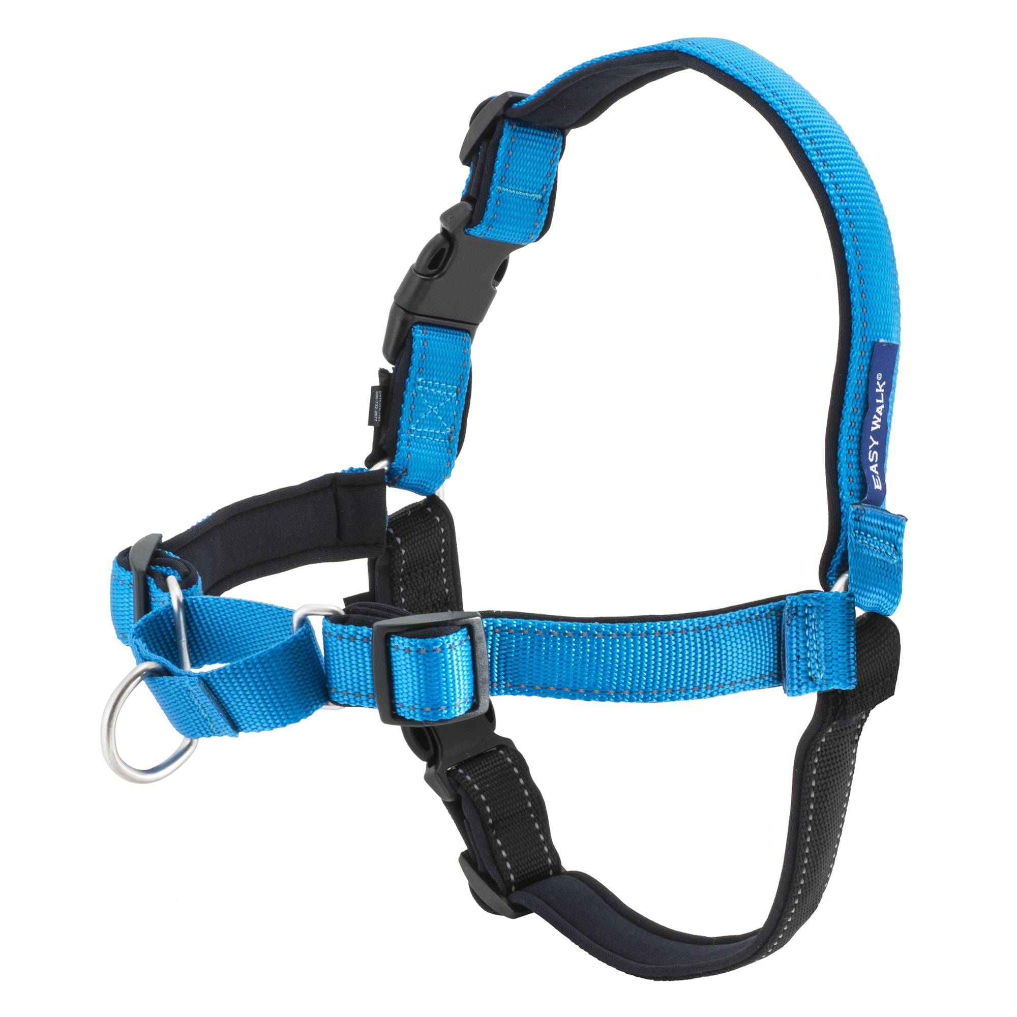 how do you put on a easy walk harness