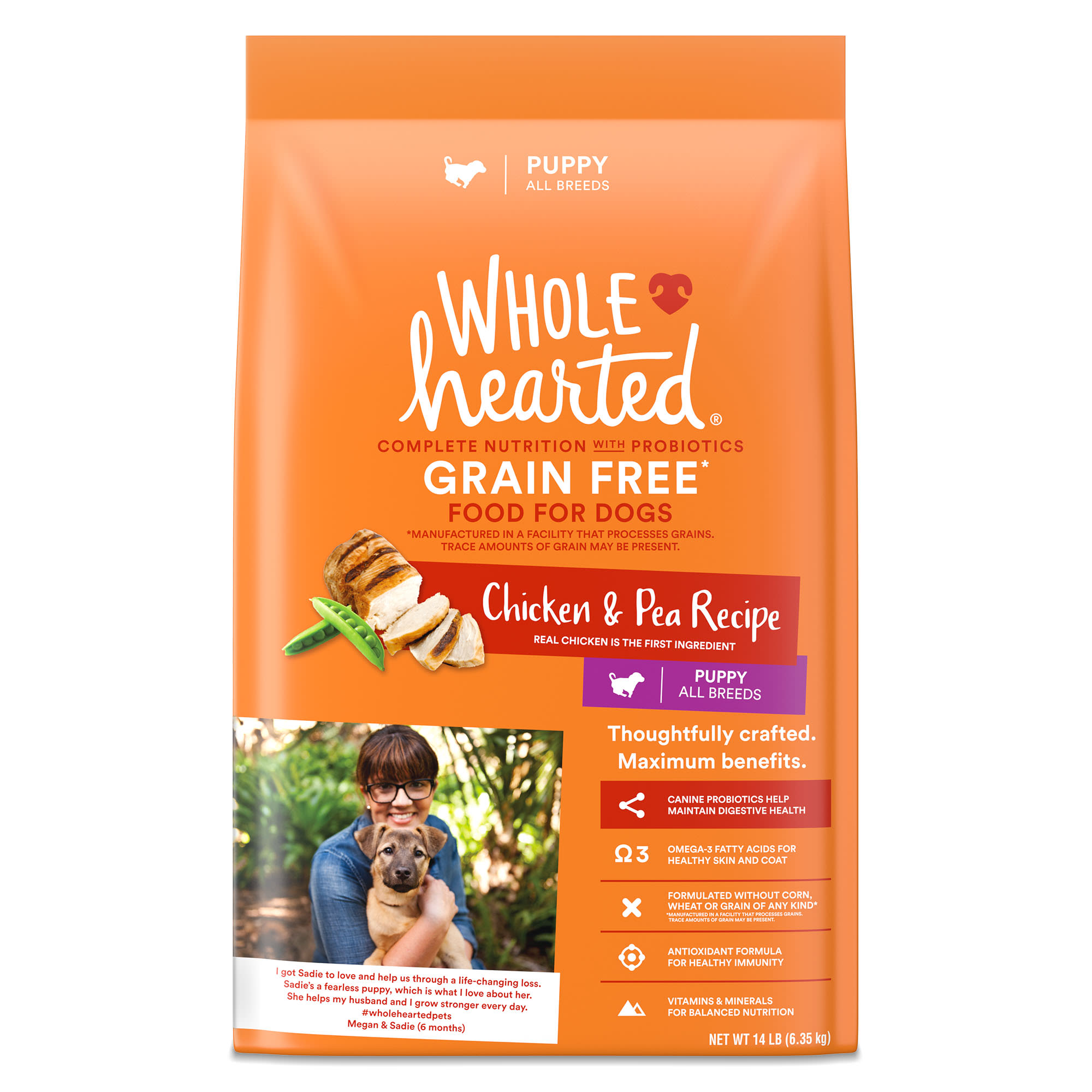 Wholehearted puppy cheap dog food