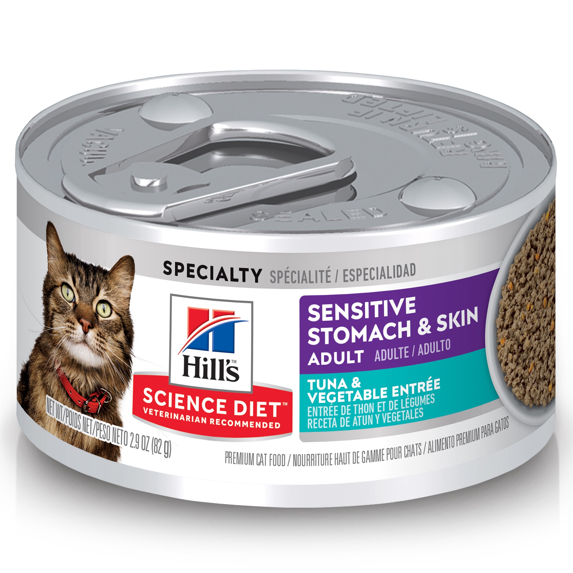 Hill's Science Diet Sensitive Stomach, Skin Tuna & Vegetable Entree