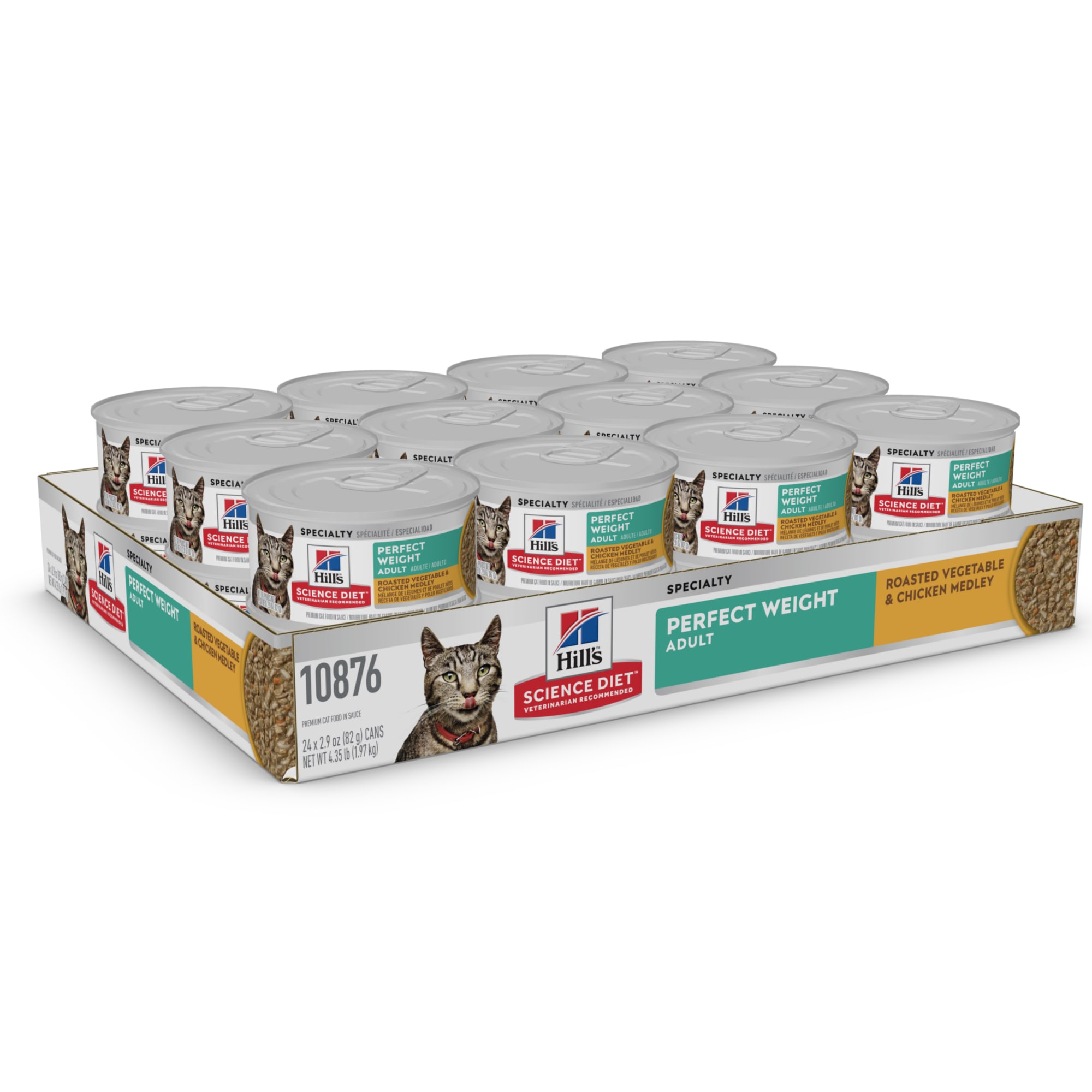 Hill's Science Diet Perfect Weight Chicken Medley Cat Food, oz