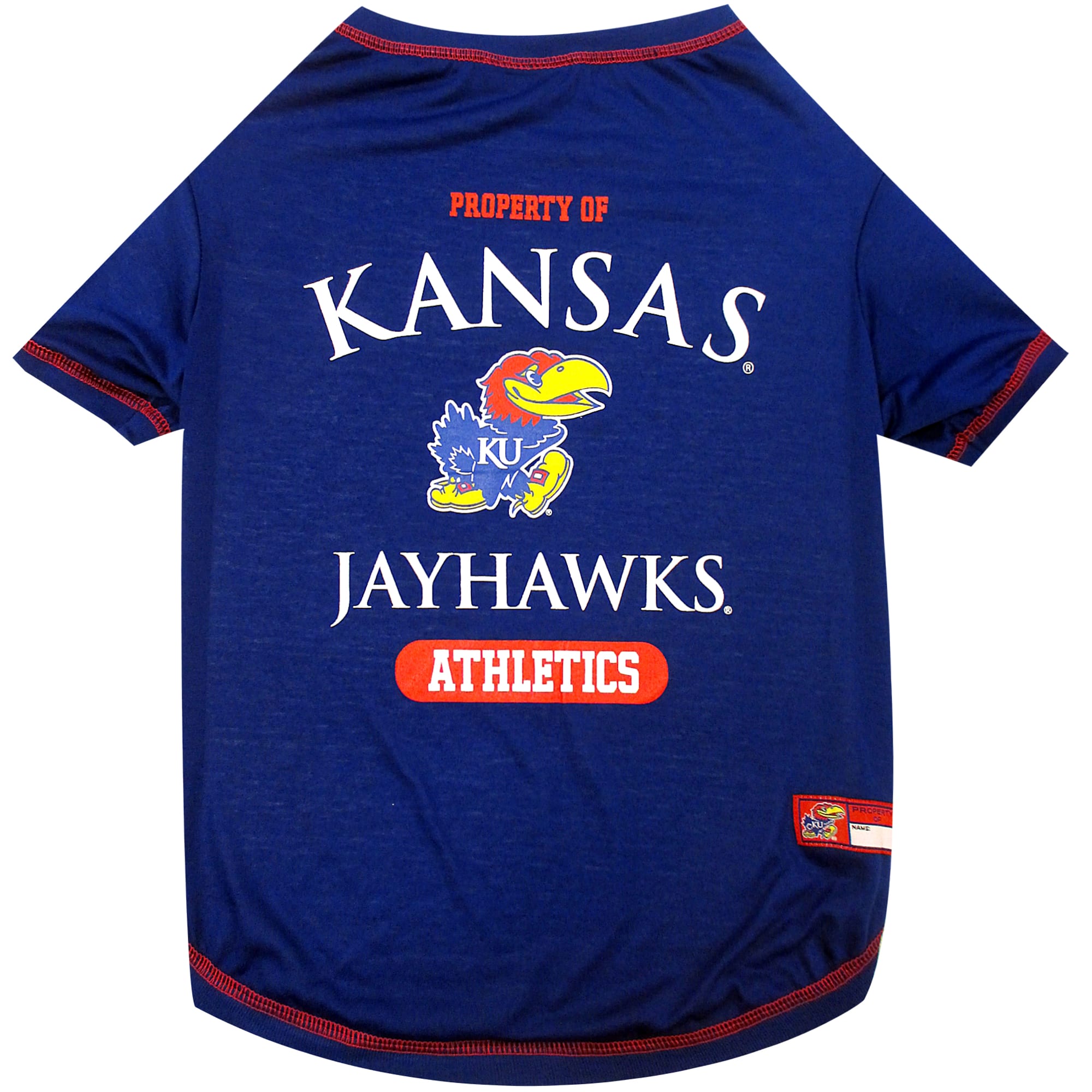 Pets First NCAA BIG 12 TShirt for Dogs, Medium, Kansas Petco