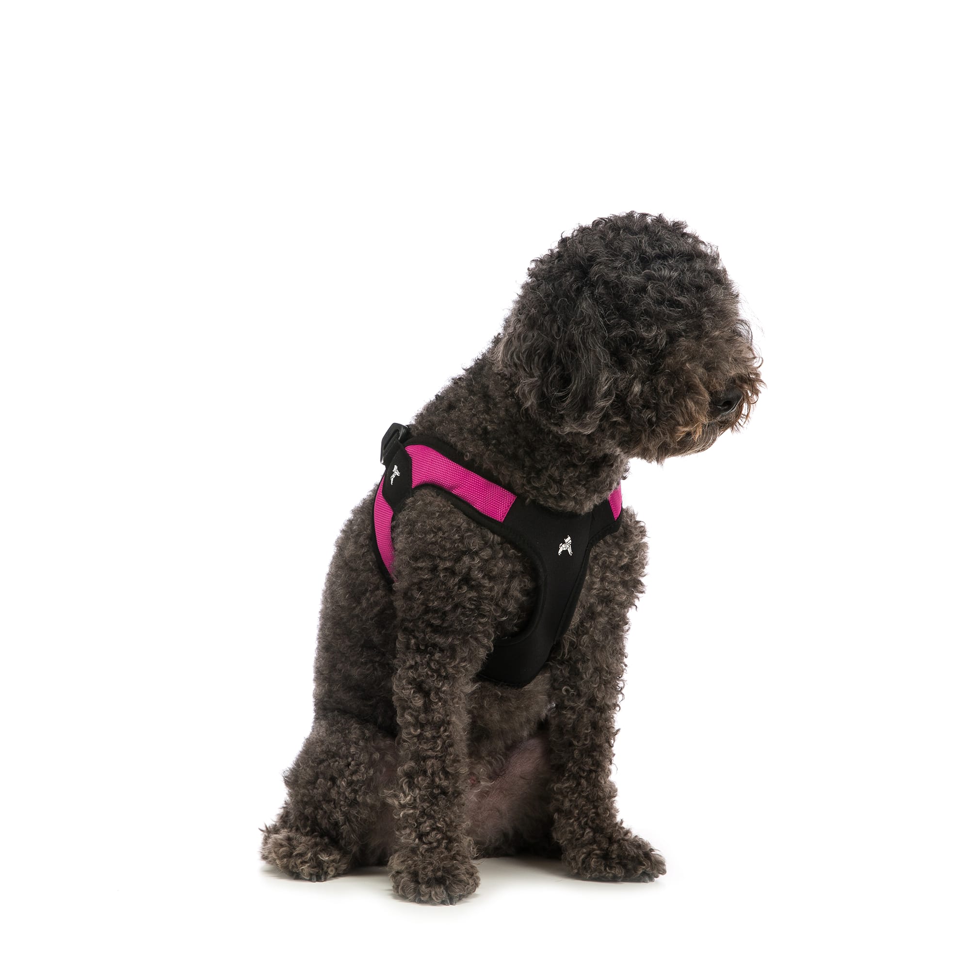 Gooby Escape Free Harness in Hot Pink 