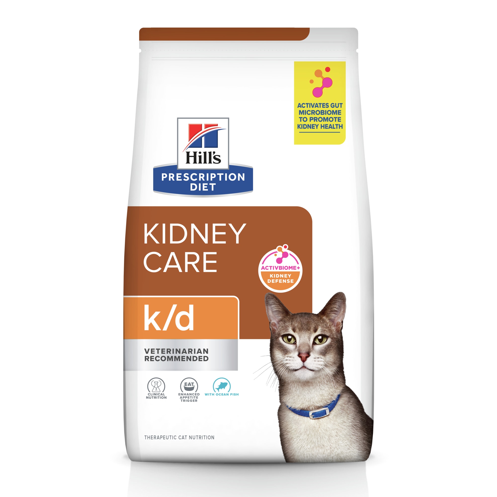 Hill s Prescription Diet k d Kidney Care Dry Cat Food Fish 8.5 lb bag