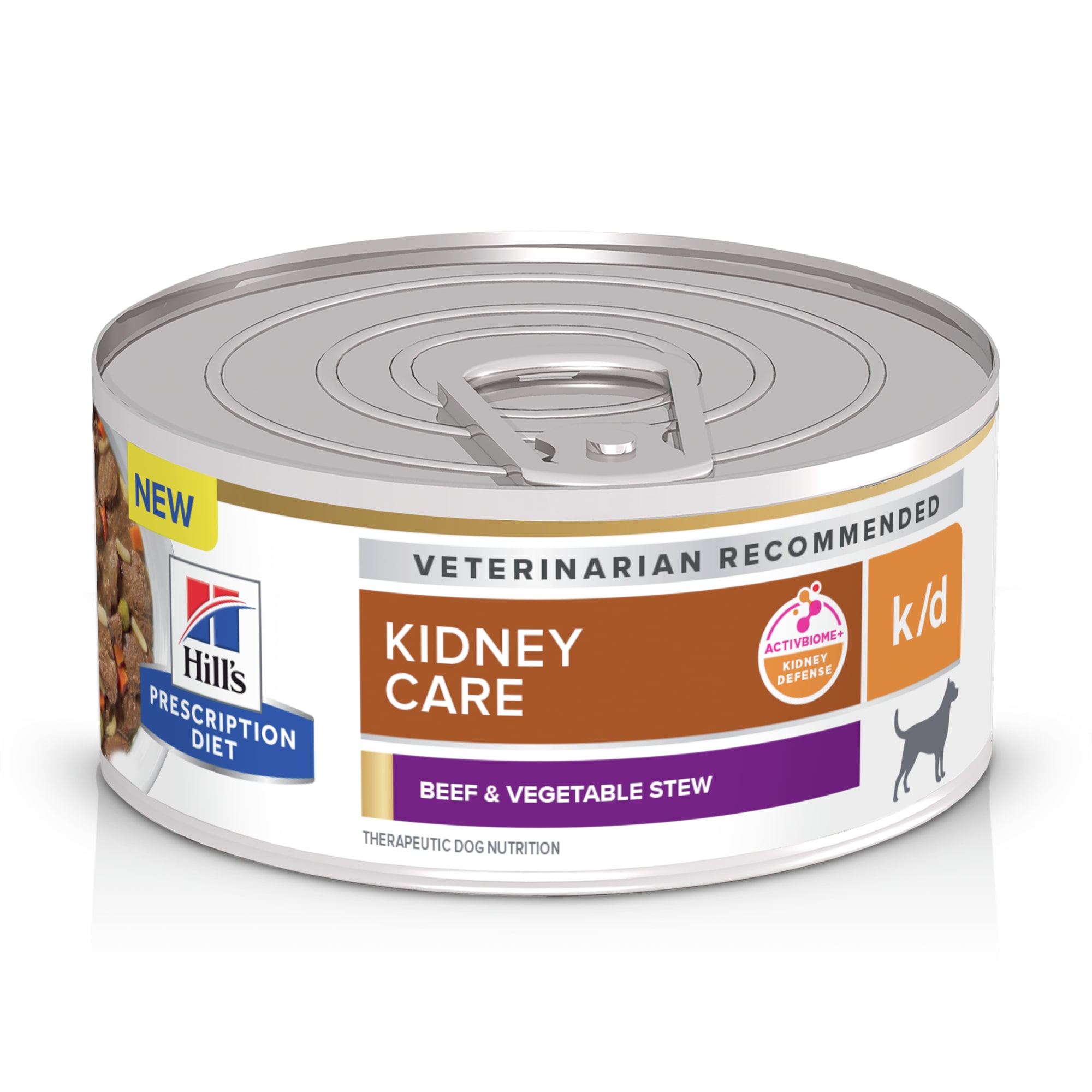Hill's k/d Kidney Care Beef & Vegetable Stew Dog Food 24x5.5oz