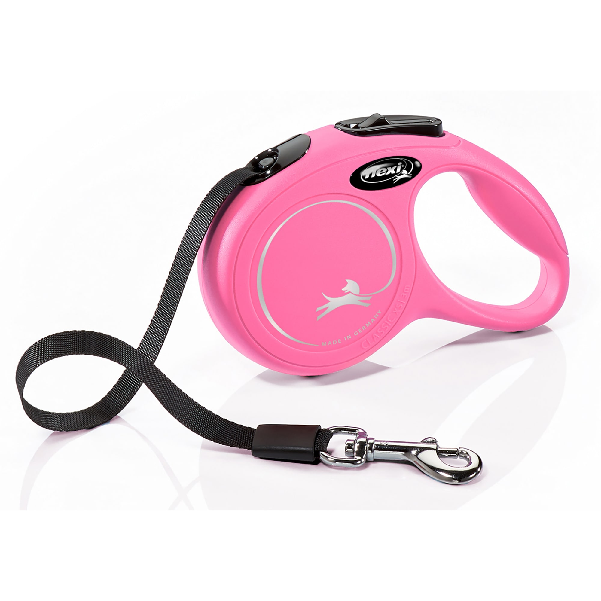 retractable dog leash with led light