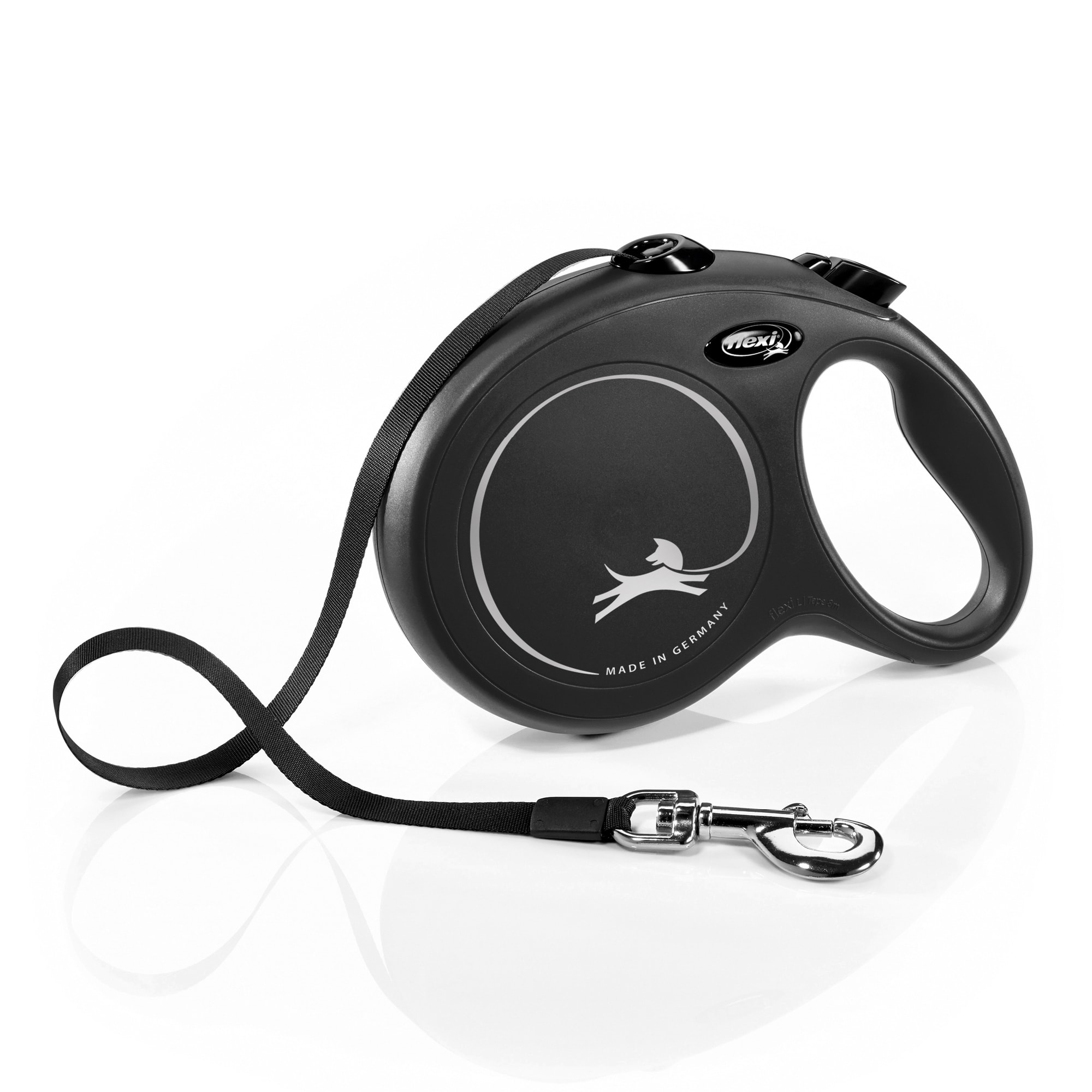 black dog leash