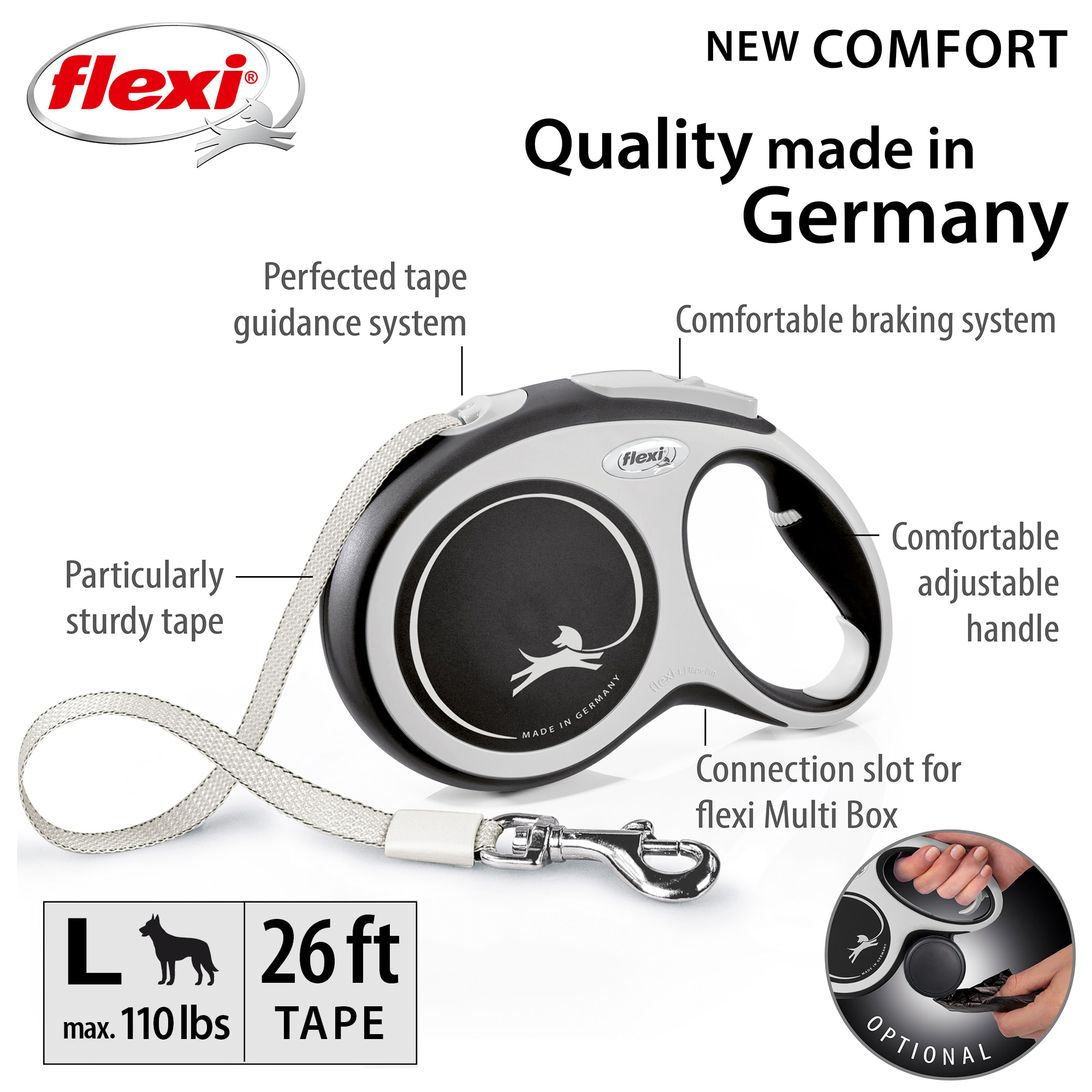 Flexi compact hotsell 3 dog leash